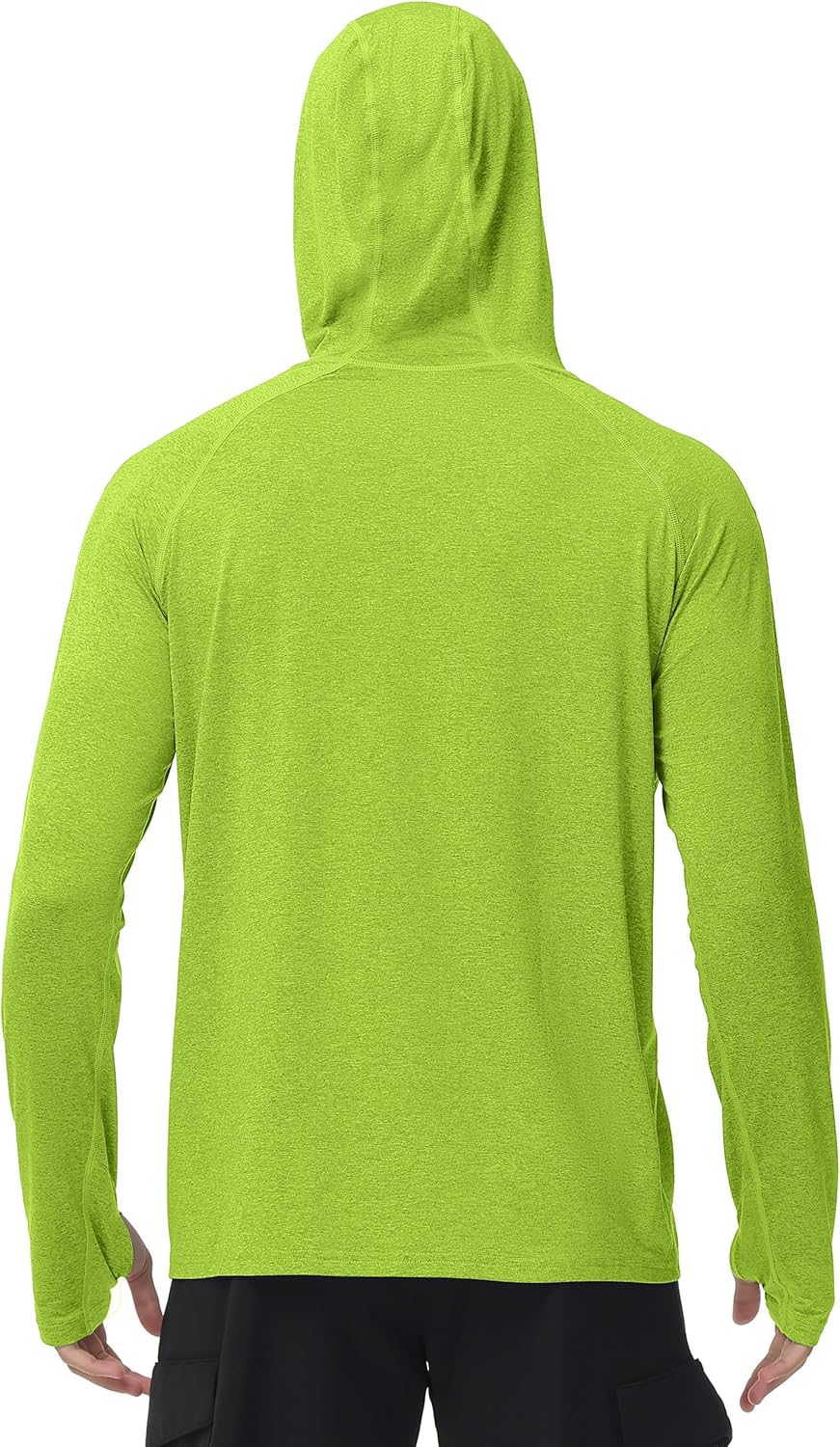 Roadbox Mens UPF 50+ Fishing Shirts, Long Sleeve UV Sun Hoodie, Hiking Running Swim Athletic Workout Shirt