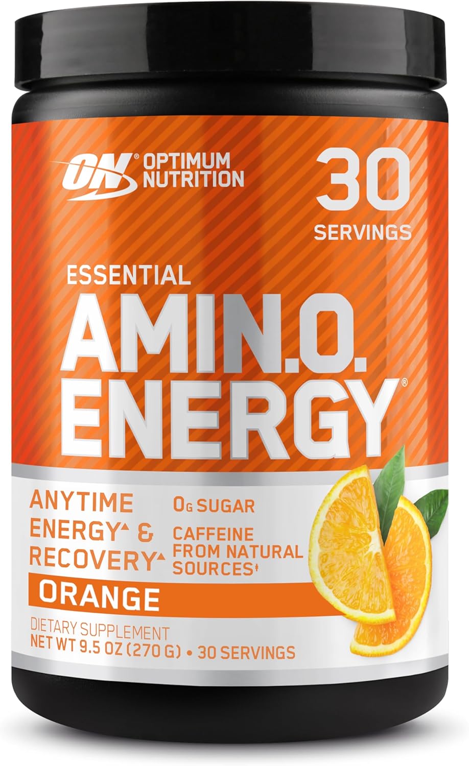 Optimum Nutrition Amino Energy - Pre Workout with Green Tea, BCAA, Amino Acids, Keto Friendly, Green Coffee Extract, Energy Powder - Orange Cooler, 65 Servings (Packaging May Vary)