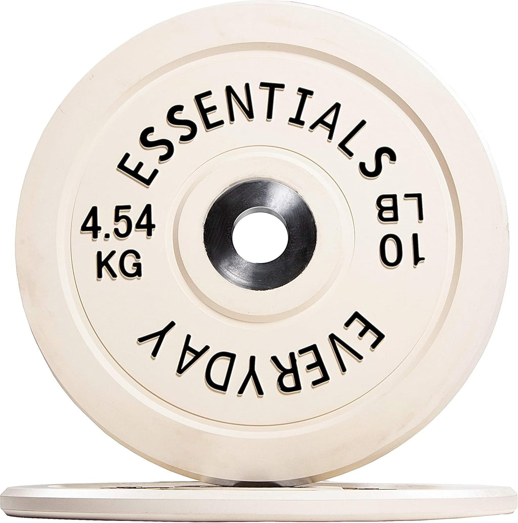 2-Inch Olympic Bumper Plates, Perfect Weight Plates for Weightlifting and Strength Training, Multiple Weights Available