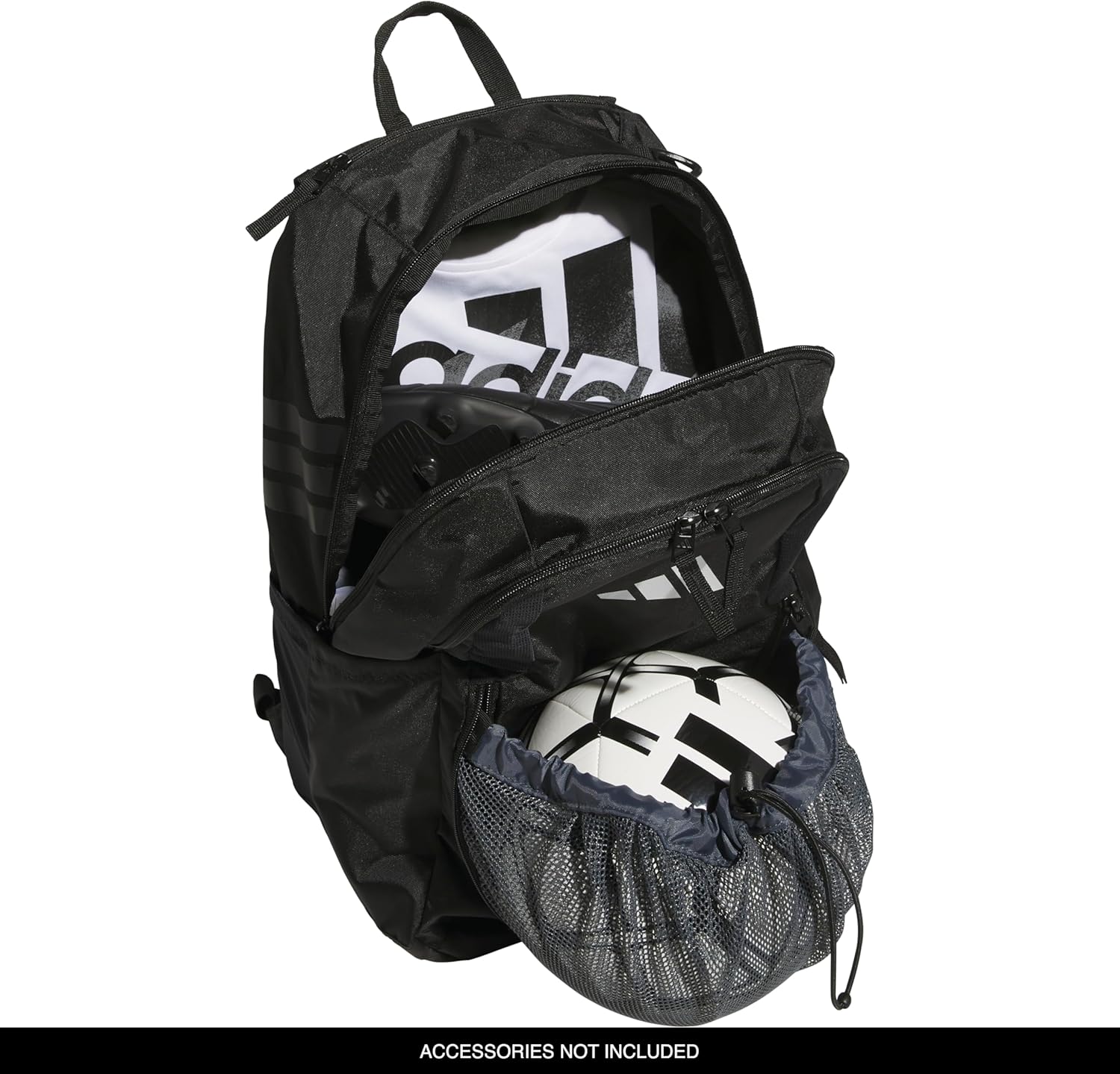 adidas Stadium Team Sports Backpack for Men and Women (36l) Durable Athletic Laptop Bag, Navy Blue/3.0, One Size