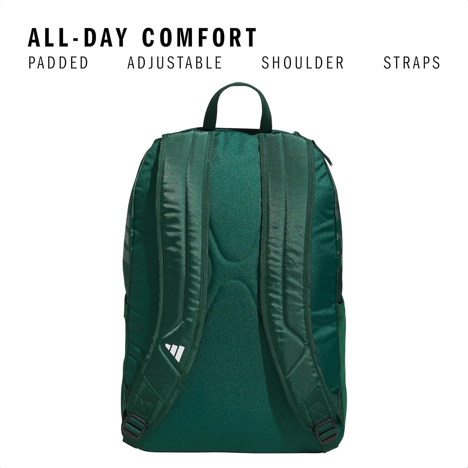 adidas Stadium Team Sports Backpack for Men and Women (36l) Durable Athletic Laptop Bag, Navy Blue/3.0, One Size