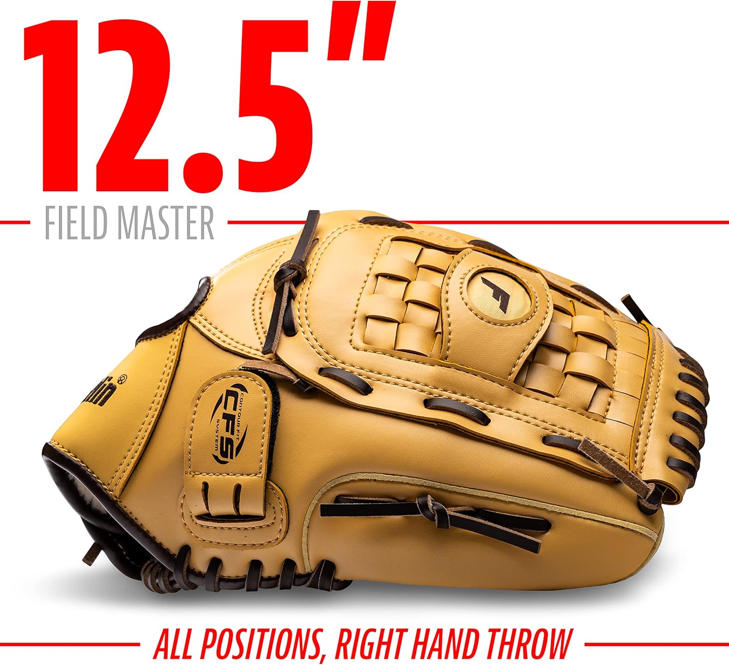 Franklin Sports Field Master Baseball and Softball Mitt