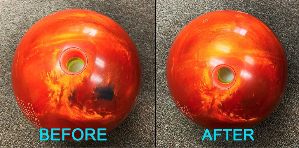 Bowling Ball Cleaner Spray - USBC Approved - Oil, Scuff, and Belt Mark Cleaner - Restores Tack and Prolongs Lifespan of Ball