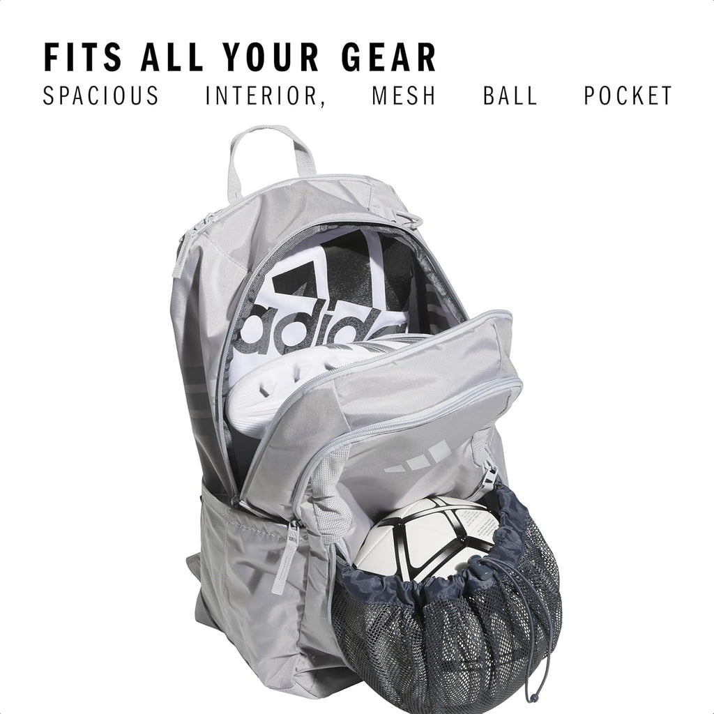 adidas Stadium Team Sports Backpack for Men and Women (36l) Durable Athletic Laptop Bag, Navy Blue/3.0, One Size