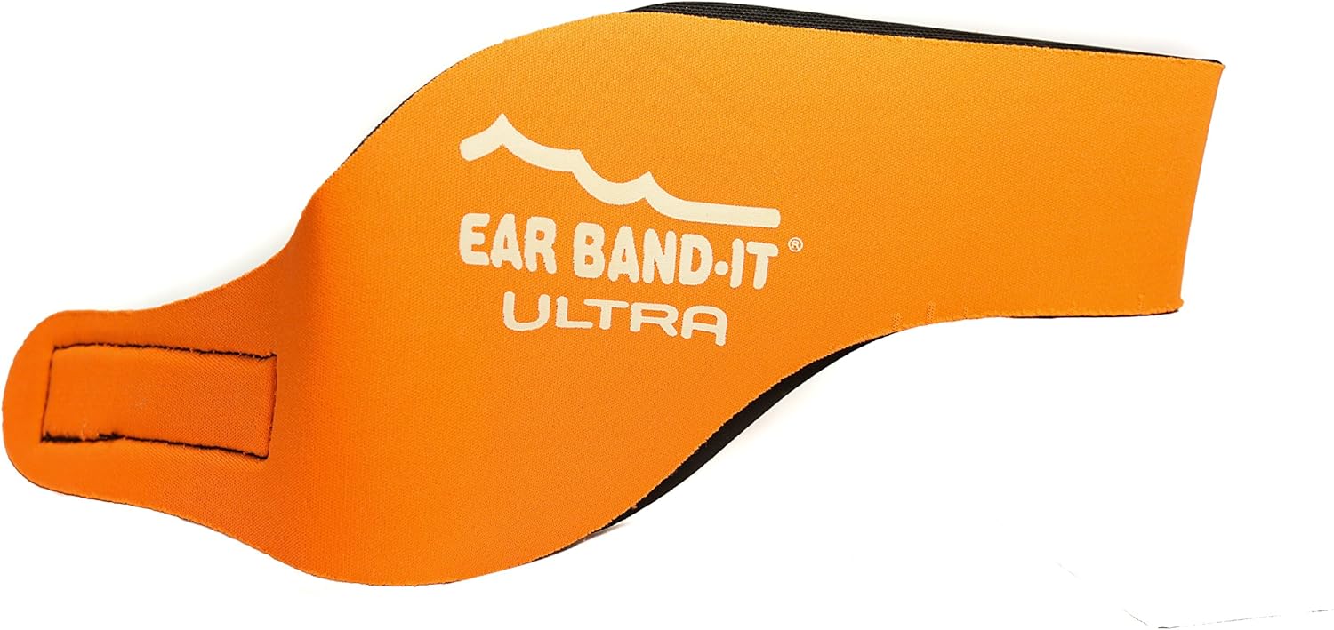 Earvolution Ear Band-It Ultra Swimming Headband for Kids and Adults - Invented by Ear, Nose, and Throat Physician - Custom Anti-Slip Grip Neoprene Maximizes Protection, 12 Color Options, 3 Sizes