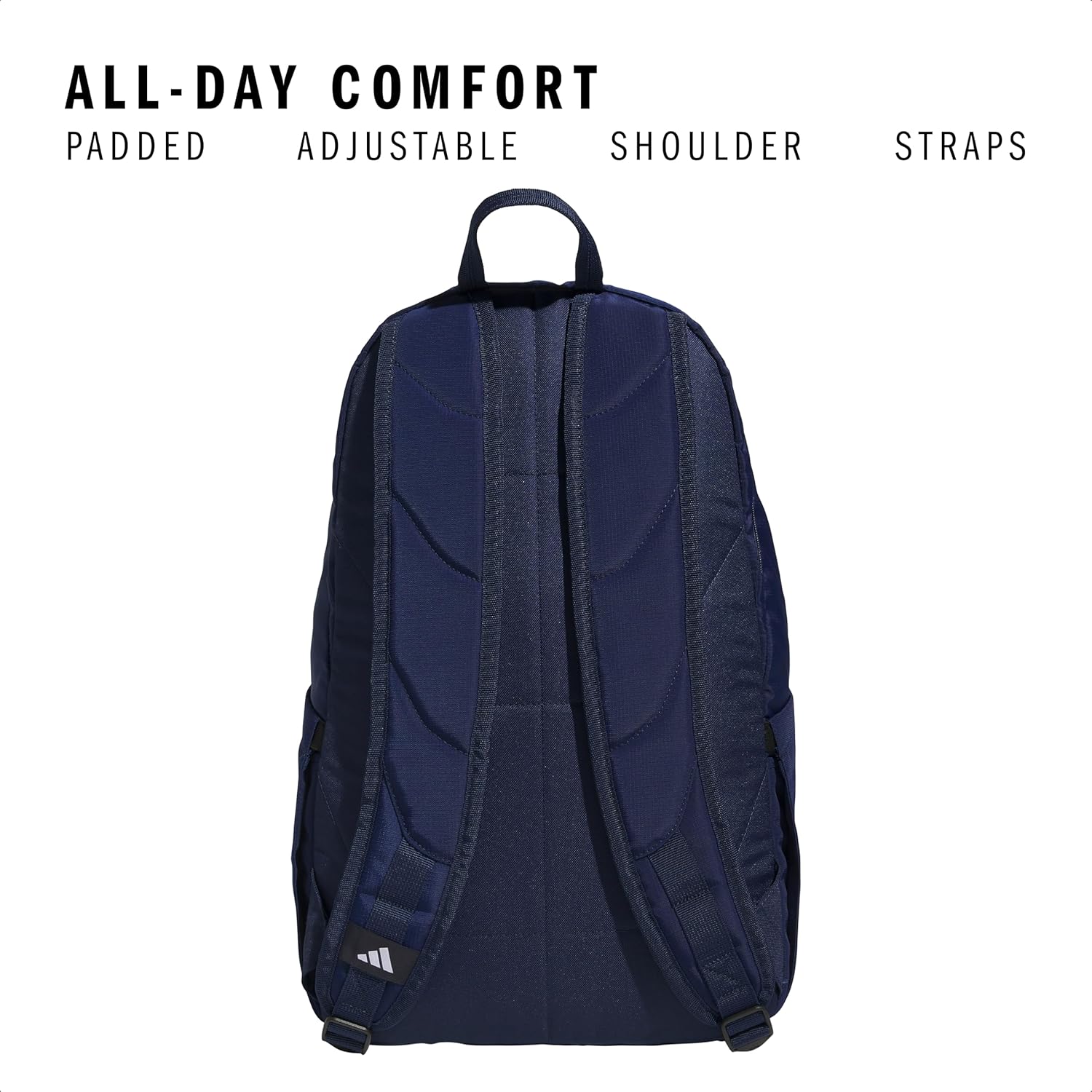 adidas Defender 5 Team Sports Backpack (33L) Durable Large Athletic Gym Laptop Travel Bag, Royal Blue, One Size
