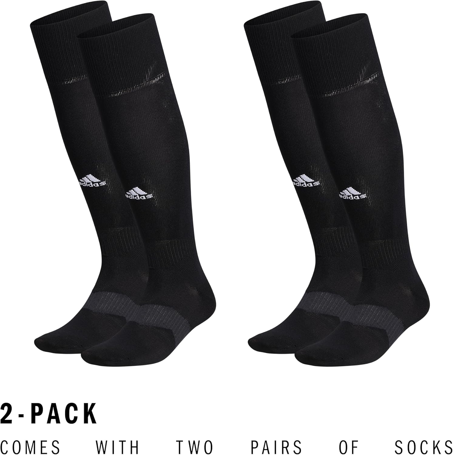 adidas Unisex Metro Soccer Socks for Men, Women, Youth, Boys and Girls, Team Sports