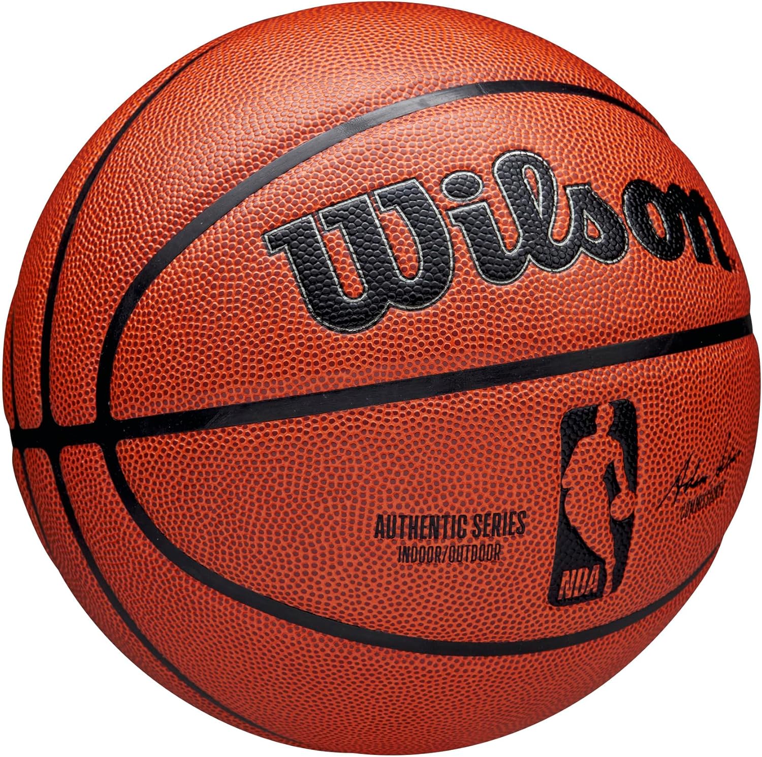 WILSON NBA Authentic Indoor/Outdoor Basketballs - Size 3, Size 6 and Size 7