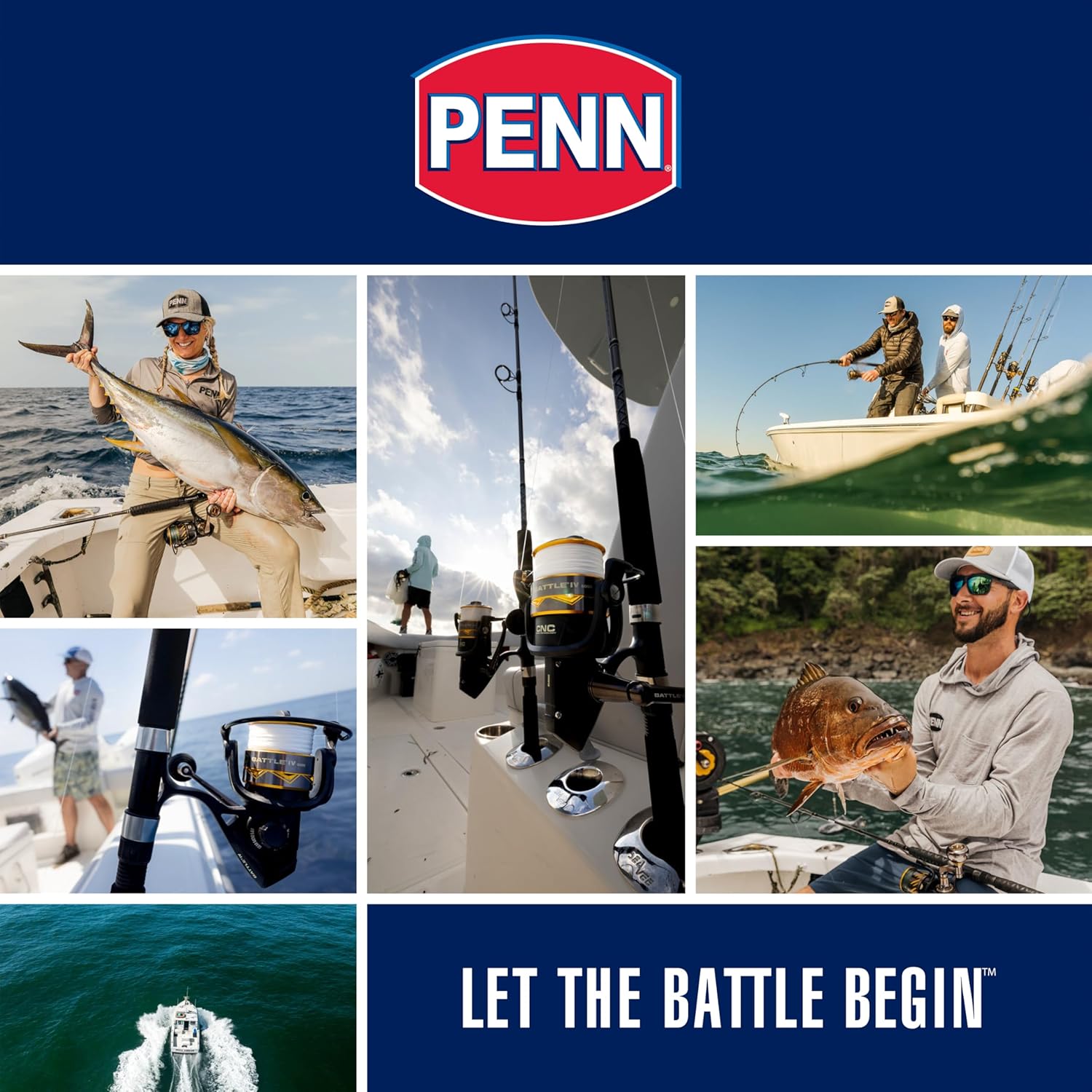 PENN Wrath II Spinning Reel and Fishing Rod Combo