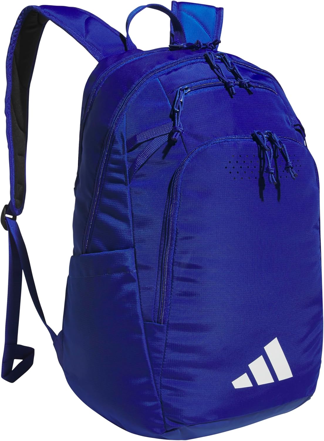 adidas Defender 5 Team Sports Backpack (33L) Durable Large Athletic Gym Laptop Travel Bag, Royal Blue, One Size