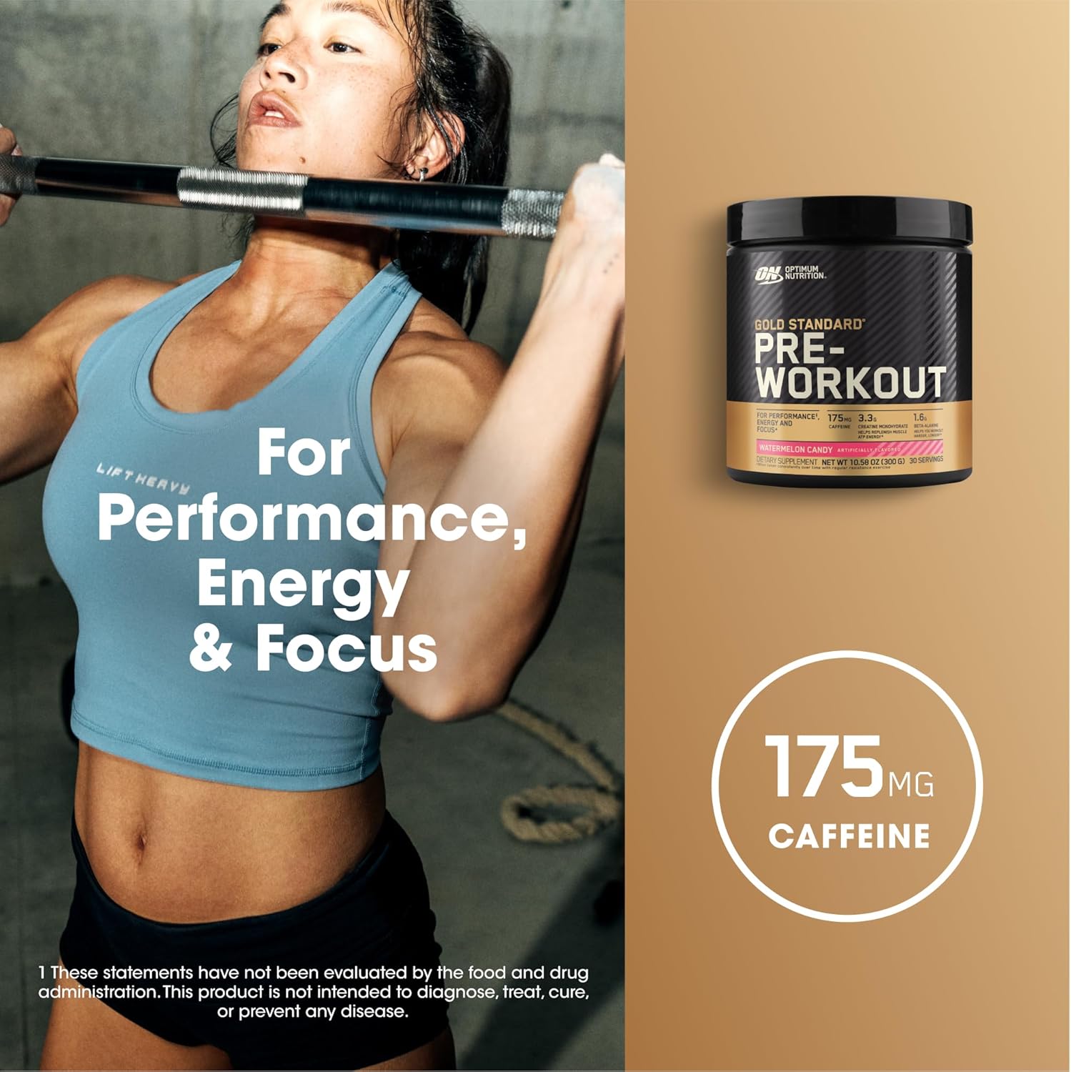 Optimum Nutrition Gold Standard Pre-Workout, Vitamin D for Immune Support, with Creatine, Beta-Alanine, and Caffeine for Energy, Keto Friendly, Blueberry Lemonade, 30 Servings (Packaging May Vary)