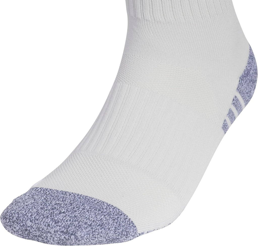 adidas 3-Stripe Hoop Soccer Socks (1-Pair) with Arch Compression for a Secure Fit