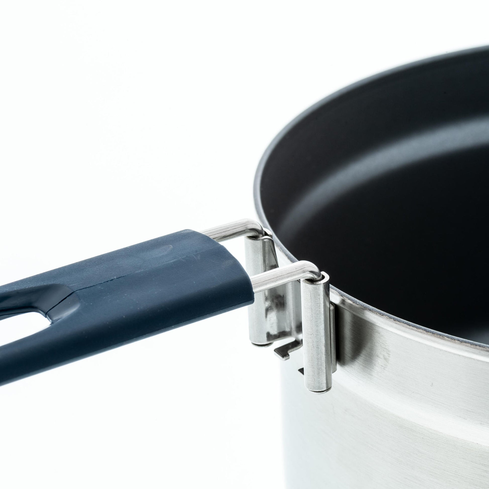 Quechua Stainless steel non-stick camping cookset 500 for 2 people - 15-piece