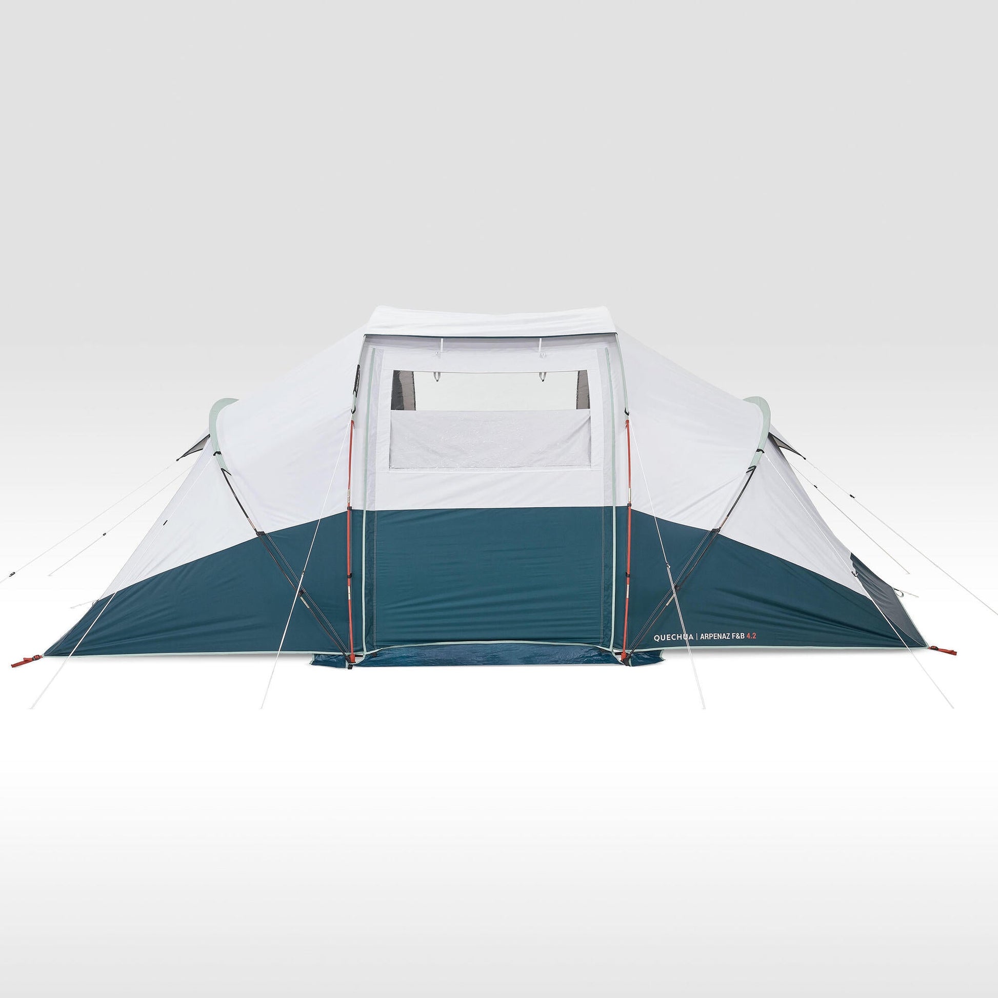 Quechua Arpenaz Fresh & Black Waterproof Family Camping Tent 4 Person 2 Room
