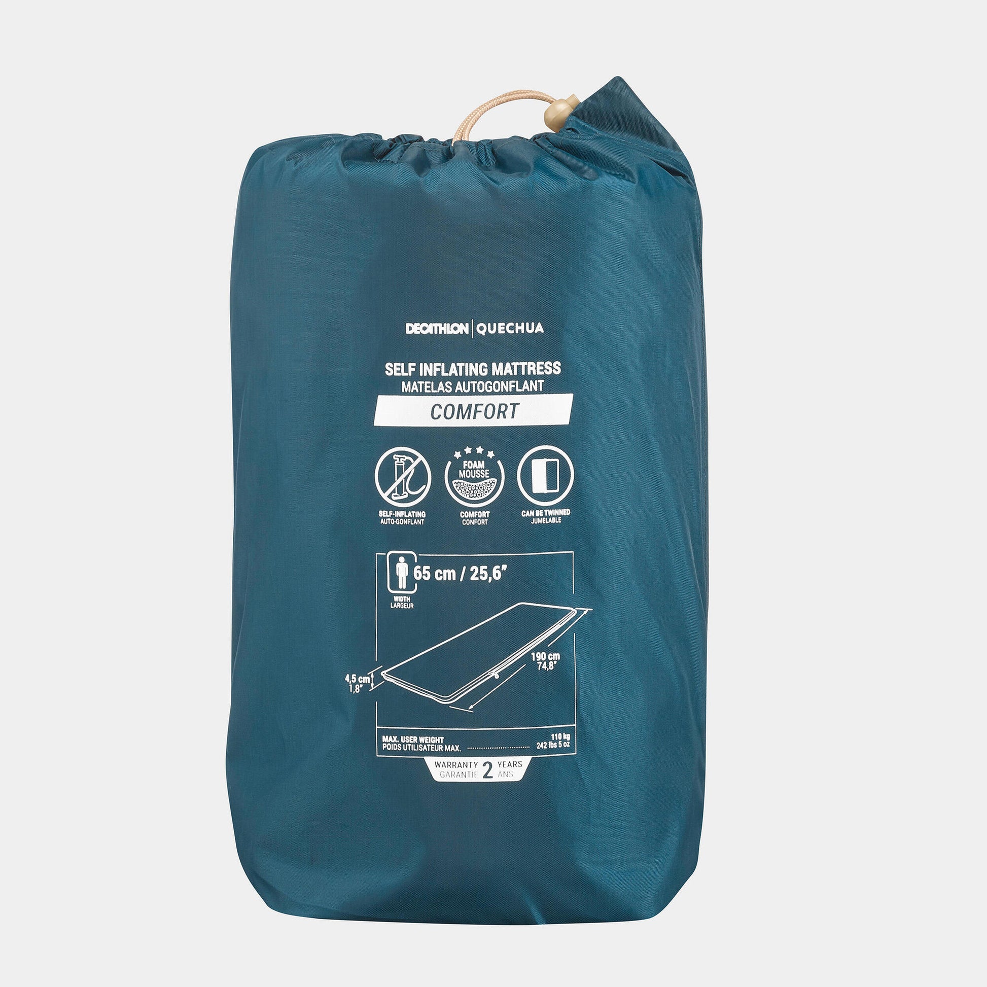 Quechua Arpenaz Comfort Self-Inflating Mattress - 4 Season