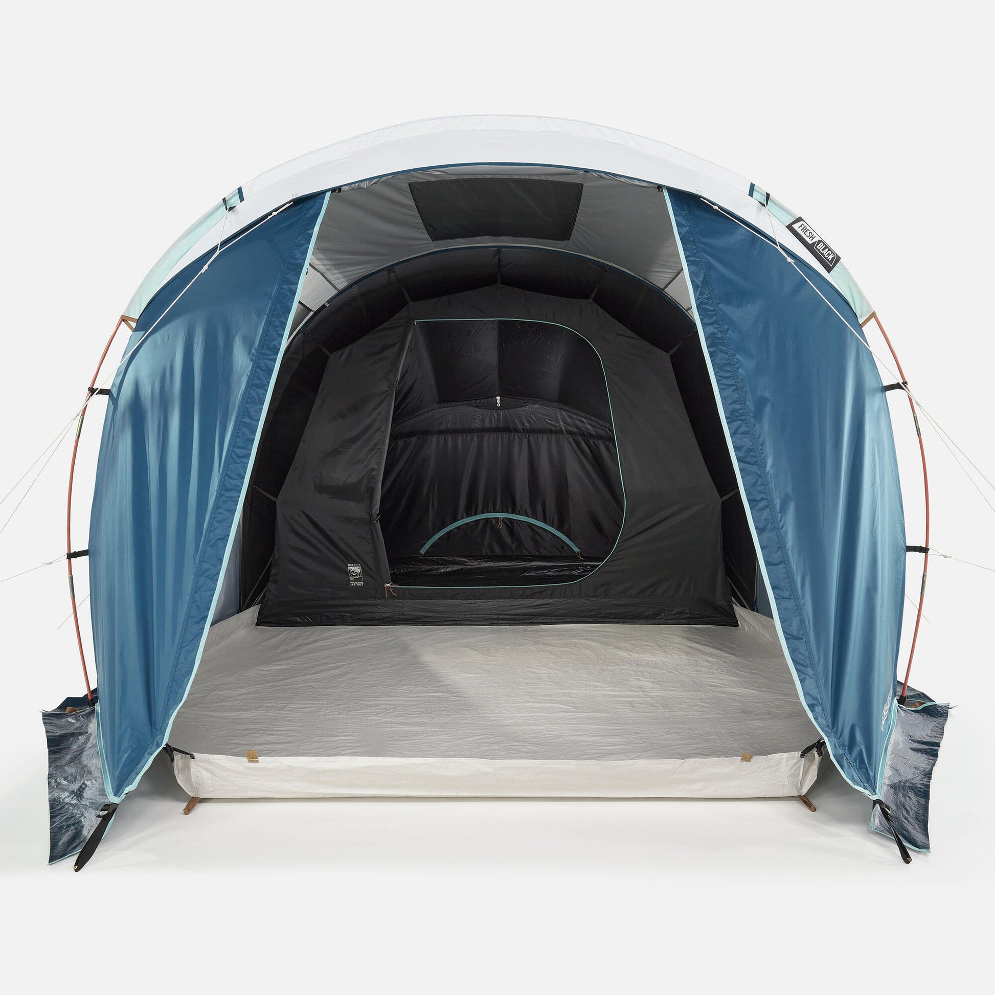 Quechua Arpenaz Fresh & Black Family Camping Tent 4 Person 1 Bedroom