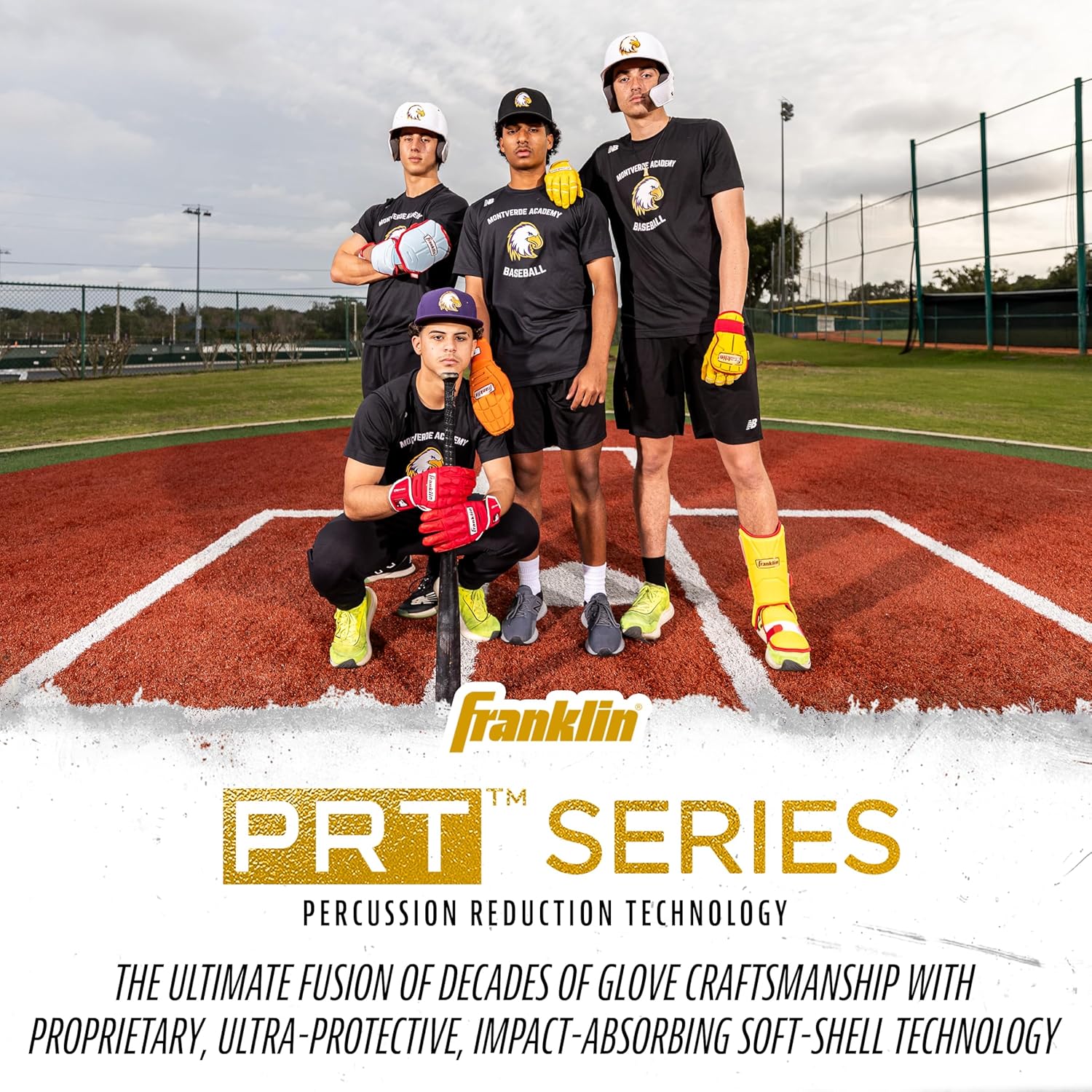 Franklin Sports Baseball Elbow Guard - PRT Series Adult and Youth Baseball + Softball Elbow Shield for Batting