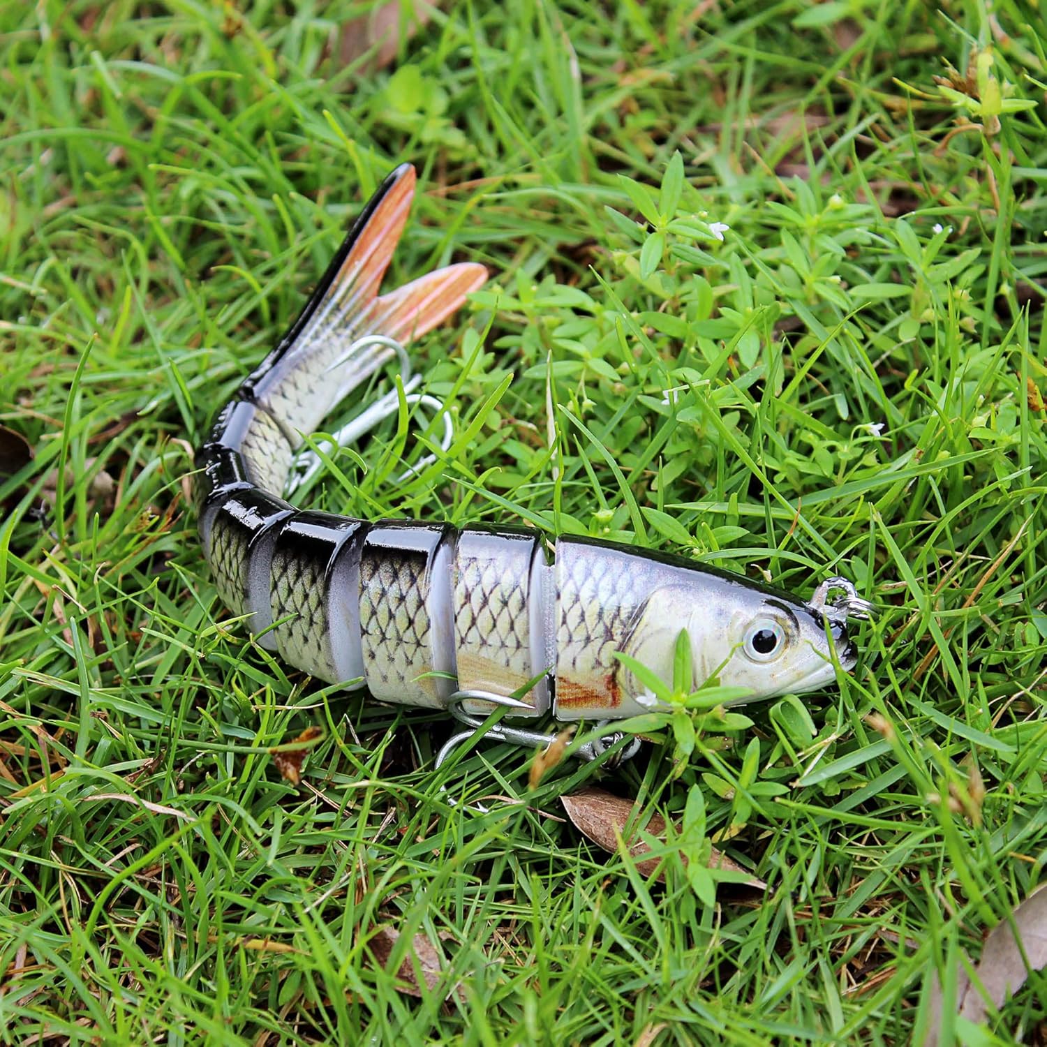 TRUSCEND Easy Catch Swimmax, Magic Noisy Turbulent Wiggling and Vibrating Action for More Bites, Lifelike Fishing Lures for All Species, Swimbait for Relax Family Fishing, Must-Have for Lovely Anglers