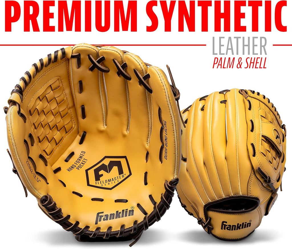 Franklin Sports Field Master Baseball and Softball Mitt