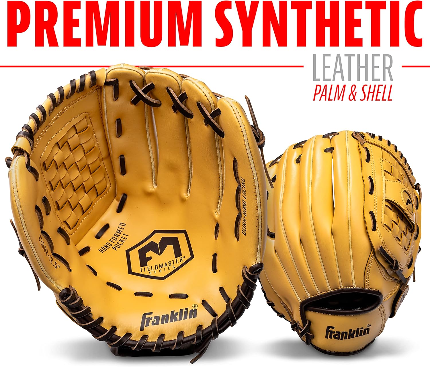 Franklin Sports Field Master Baseball and Softball Mitt