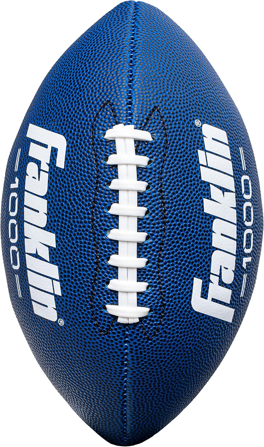 Franklin Sports Youth + Adult Footballs - Extra Grip 1000 Official Size, Junior + Pee Wee Kids - 1 + 12 Packs