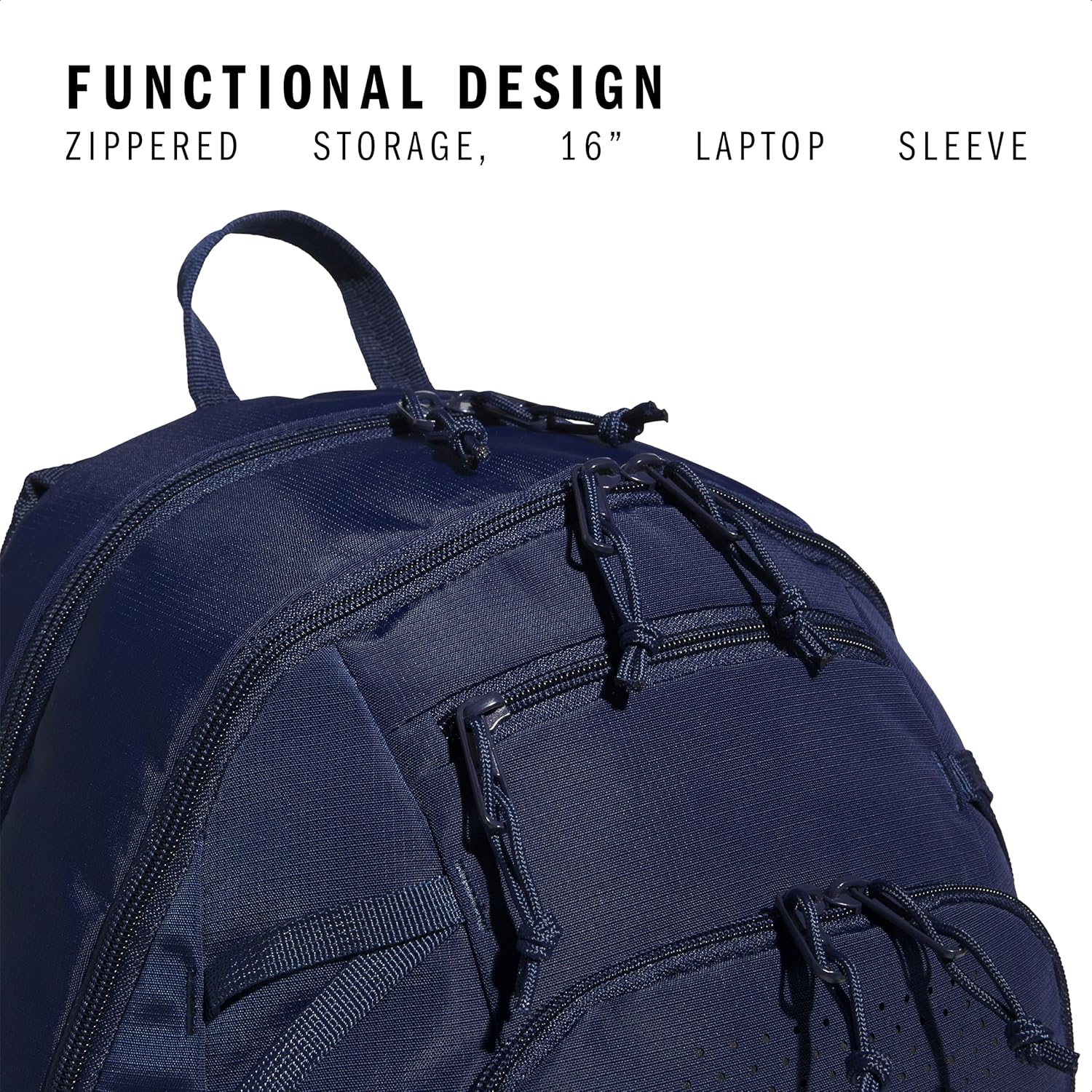 adidas Defender 5 Team Sports Backpack (33L) Durable Large Athletic Gym Laptop Travel Bag, Royal Blue, One Size