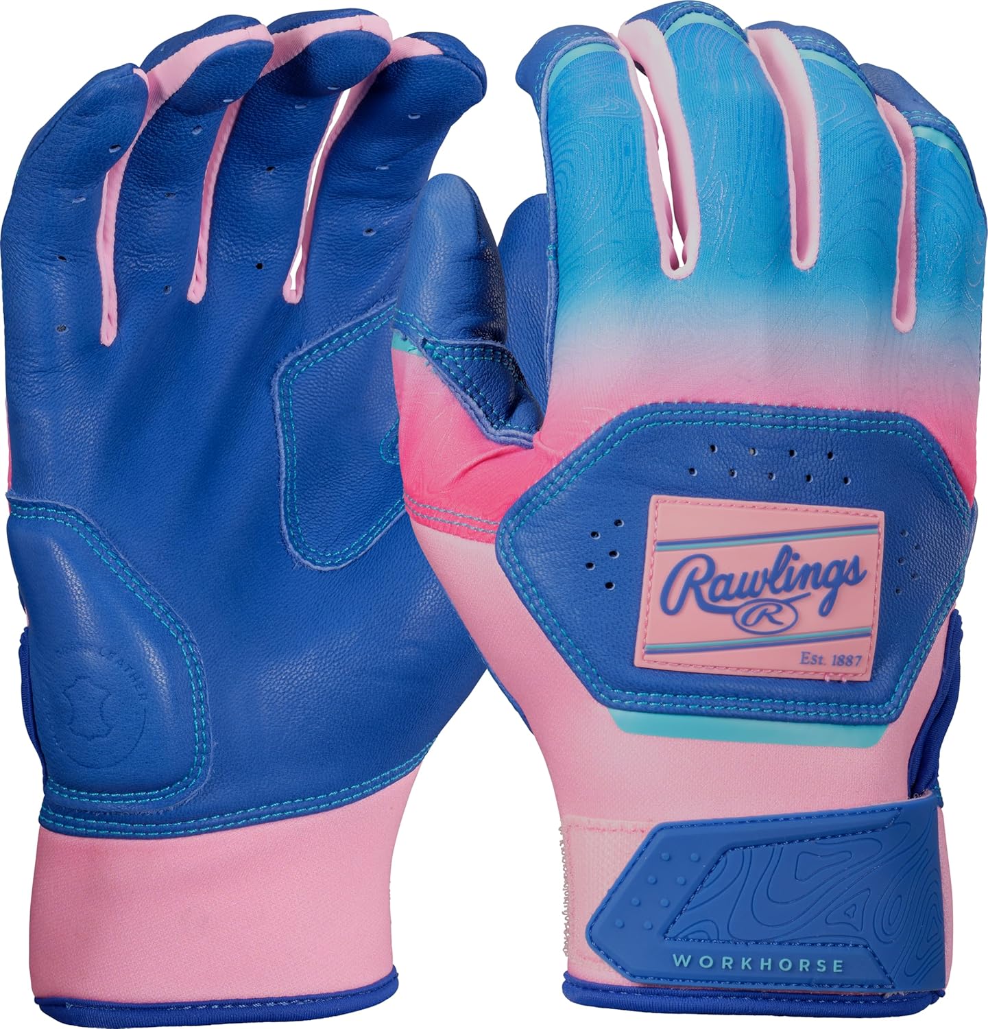 Rawlings Workhorse Baseball Batting Gloves | Youth Sizes | Multiple Colors