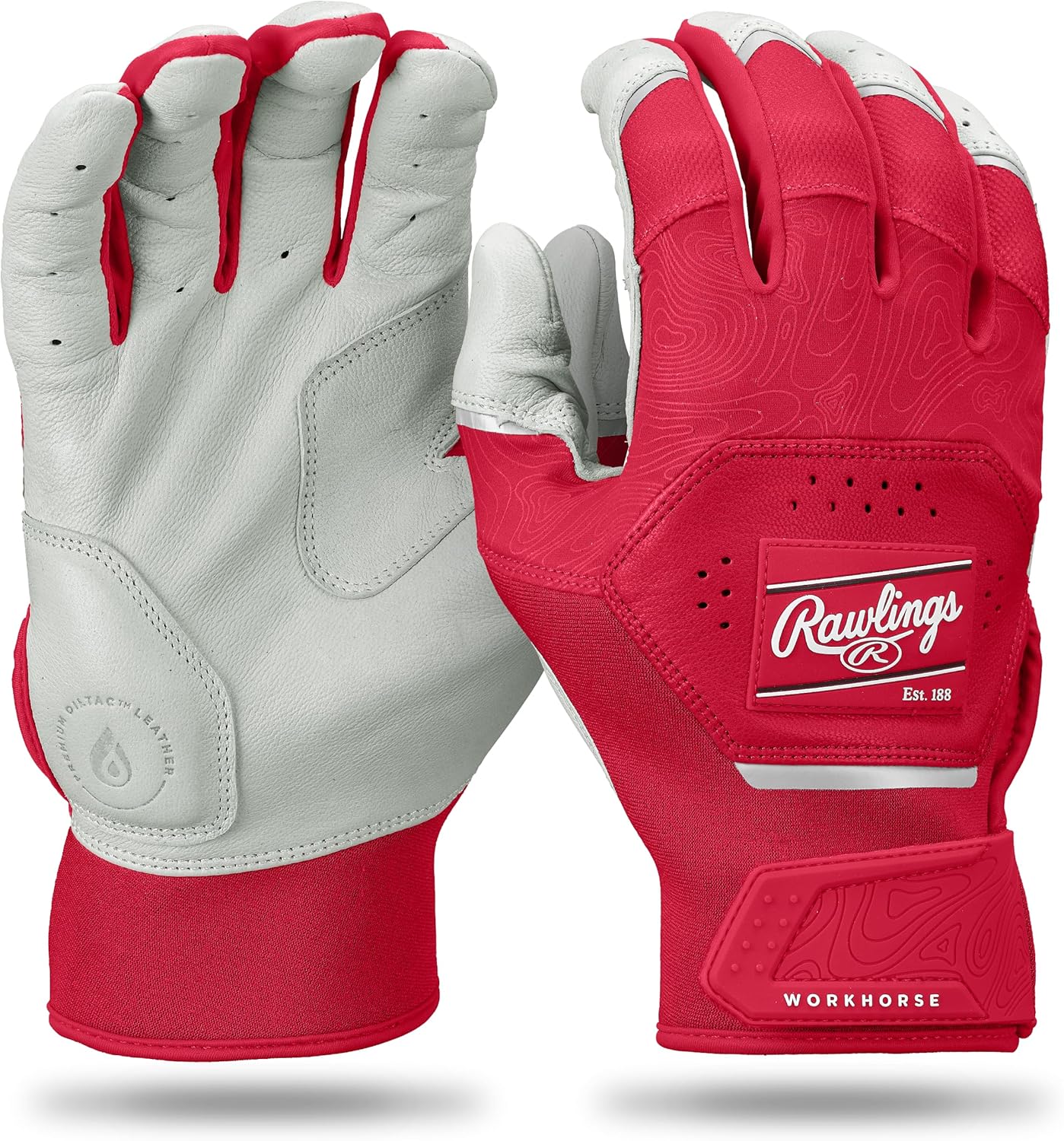 Rawlings Workhorse Baseball Batting Gloves | Youth Sizes | Multiple Colors