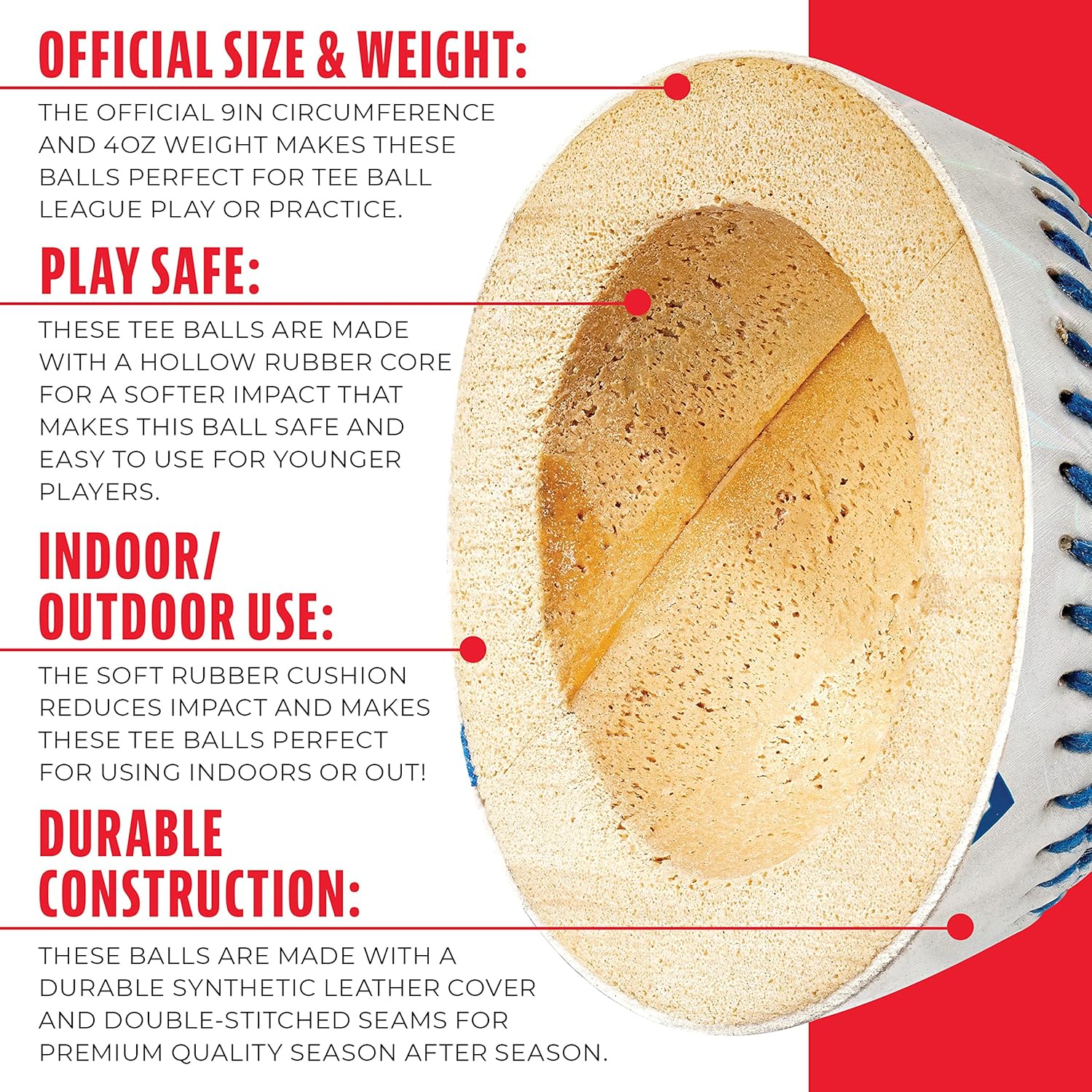 Franklin Sports MLB Soft Strike Tee Balls