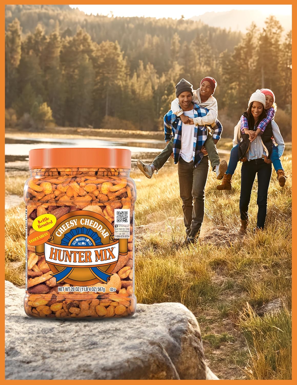 Southern Style Nuts Gourmet Hunter Bulk Trail Mix, 23 oz (Pack of 1), Sesame Sticks, Roasted Peanuts, Sunflower Kernels, Almonds, Cashews & Pepitas, Mixed Nuts, Snacks for Adults & Kids