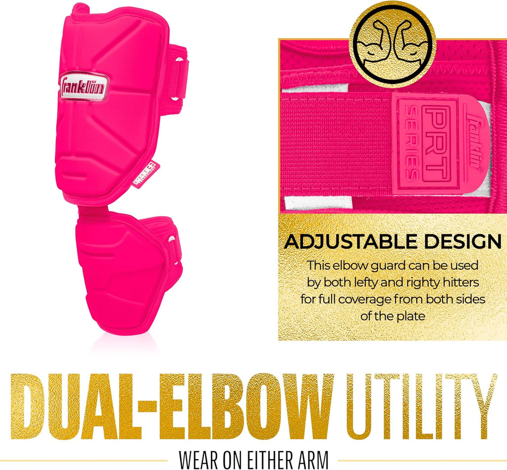 Franklin Sports Baseball Elbow Guard - PRT Series Adult and Youth Baseball + Softball Elbow Shield for Batting