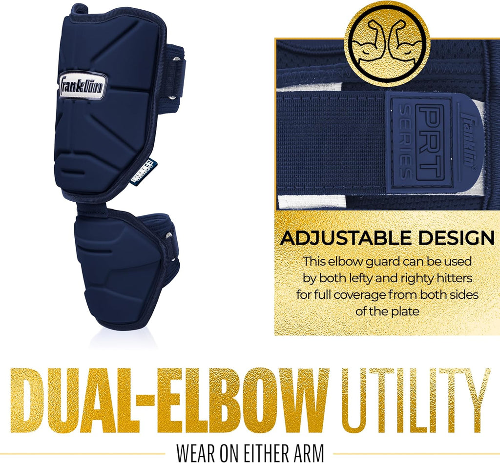 Franklin Sports Baseball Elbow Guard - PRT Series Adult and Youth Baseball + Softball Elbow Shield for Batting