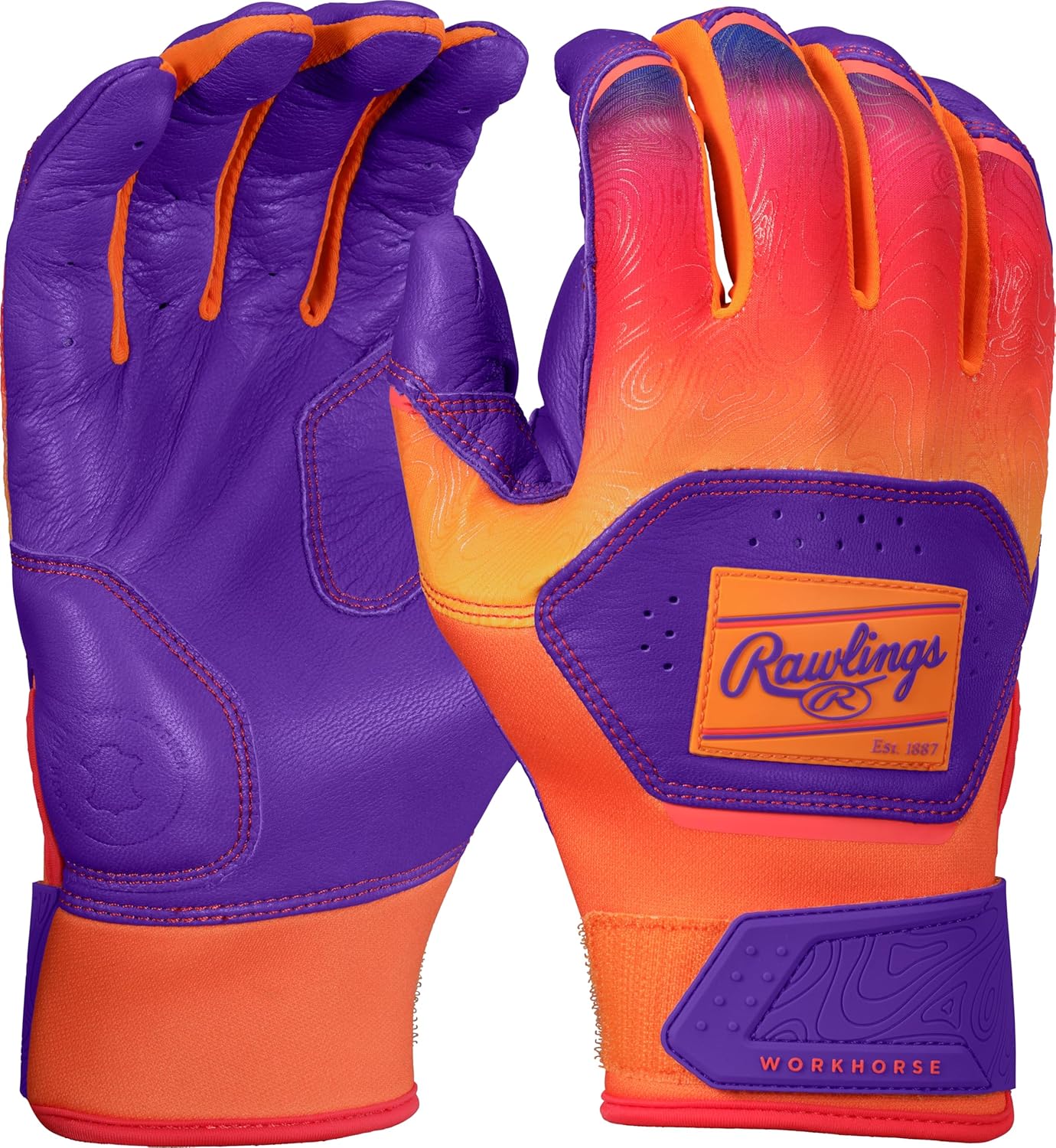 Rawlings Workhorse Baseball Batting Gloves | Youth Sizes | Multiple Colors