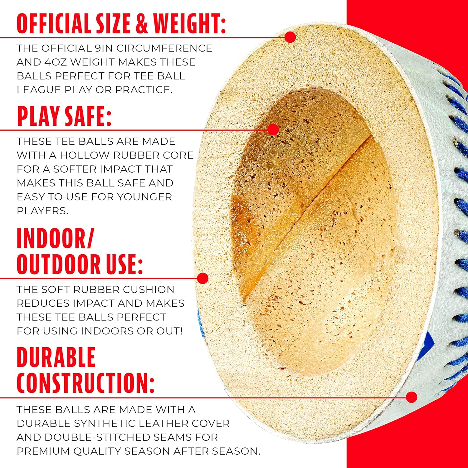 Franklin Sports MLB Soft Strike Tee Balls