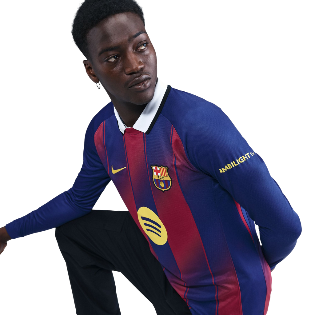 Nike Barcelona 25/26 Long Sleeve Home Jersey