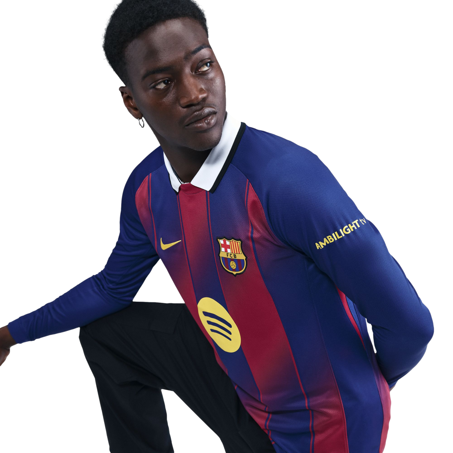 Nike Barcelona 25/26 Long Sleeve Home Jersey