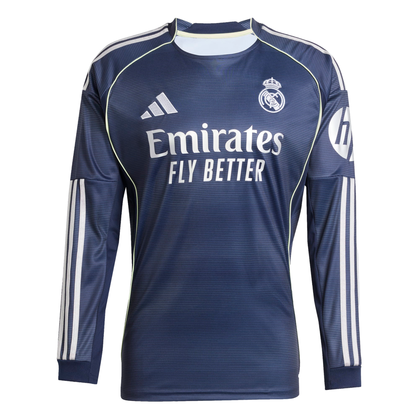 Adidas Real Madrid 25/26 Long Sleeve Away Jersey