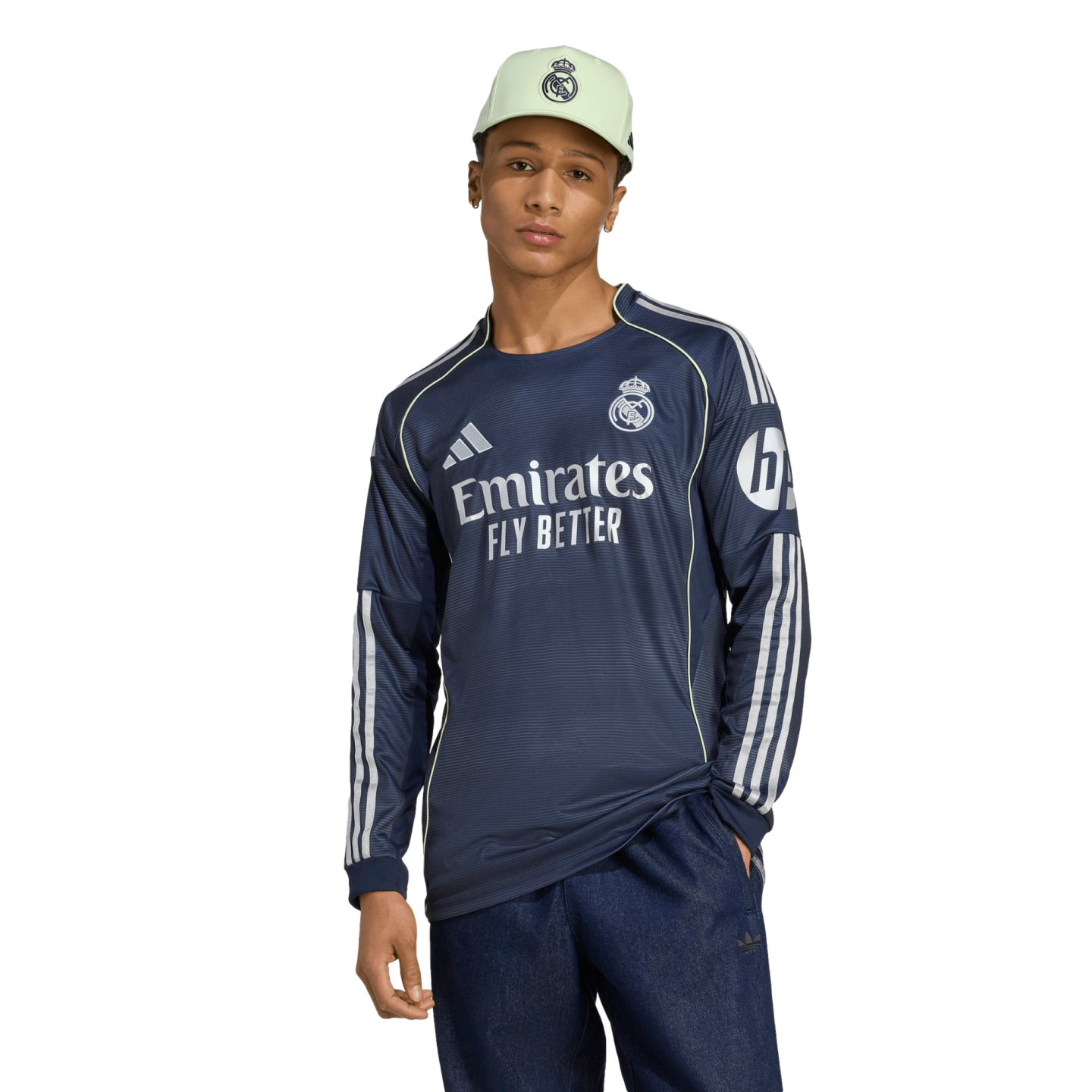 Adidas Real Madrid 25/26 Long Sleeve Away Jersey