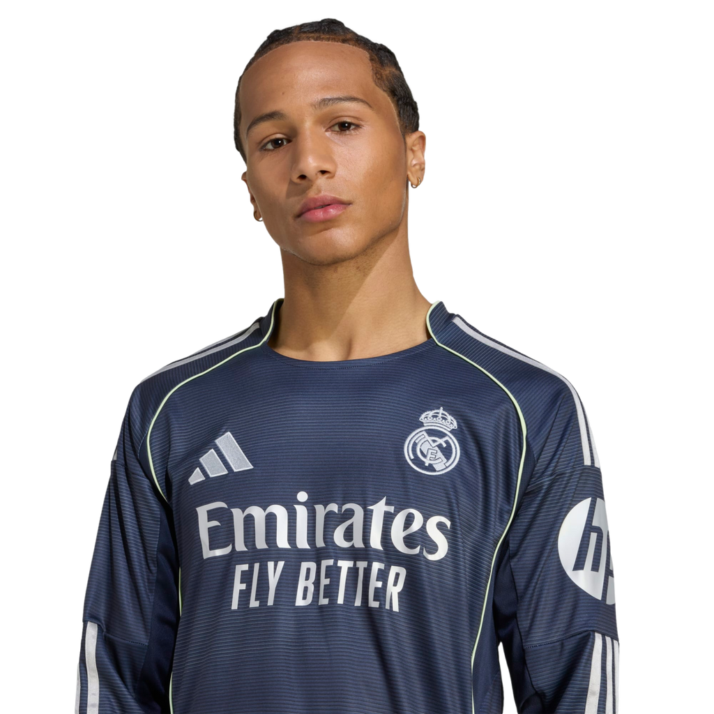 Adidas Real Madrid 25/26 Long Sleeve Away Jersey