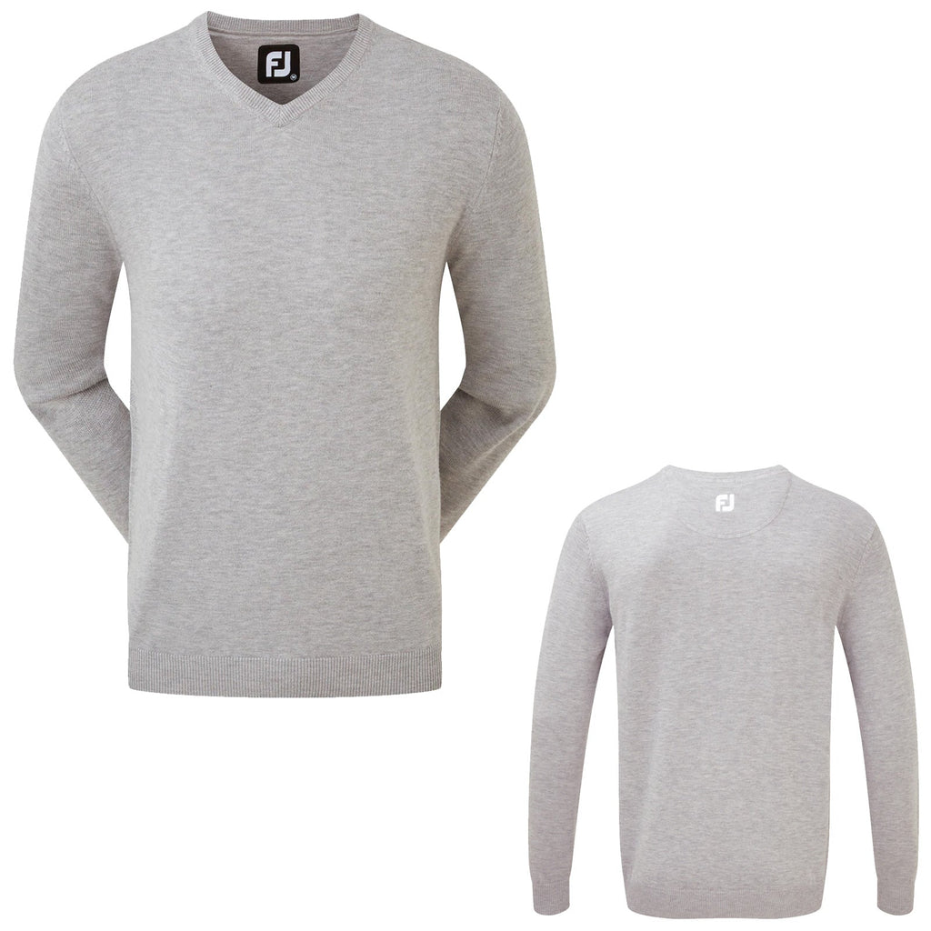 FootJoy Mens Wool Blend V-Neck Sweater