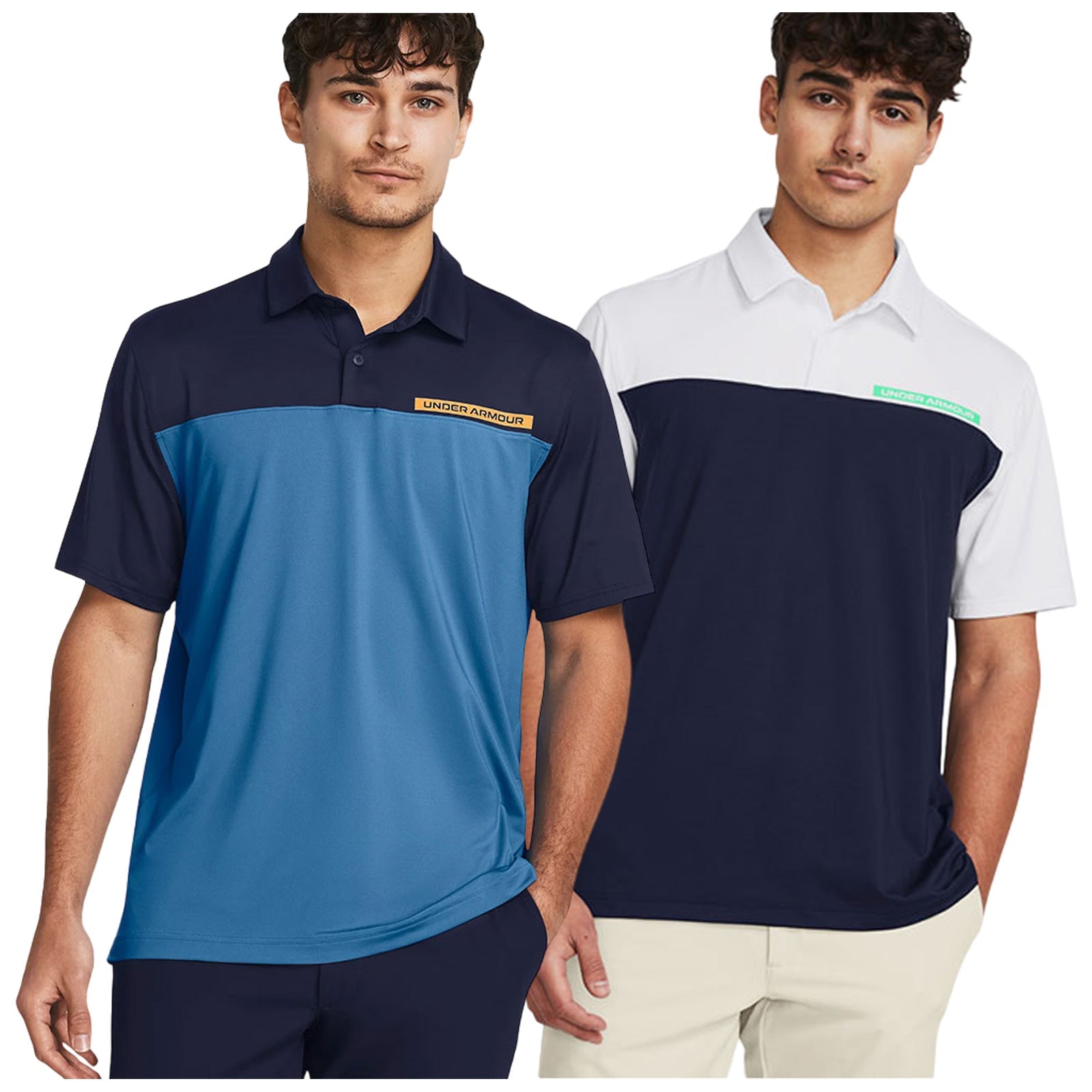 Under Armour Mens T2G Colour Block Polo Shirt