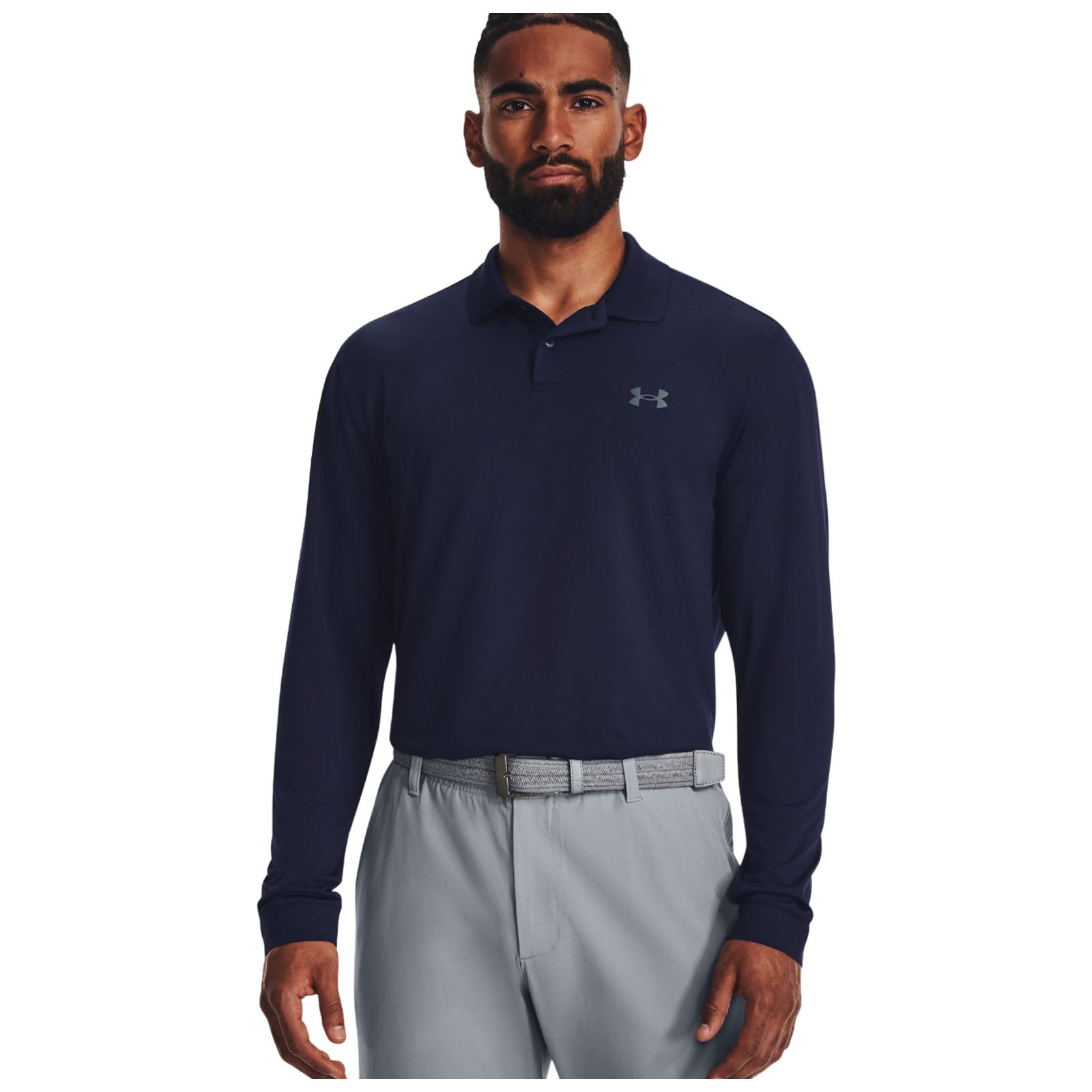 Under Armour Mens Match Play Long Sleeve Polo Shirt