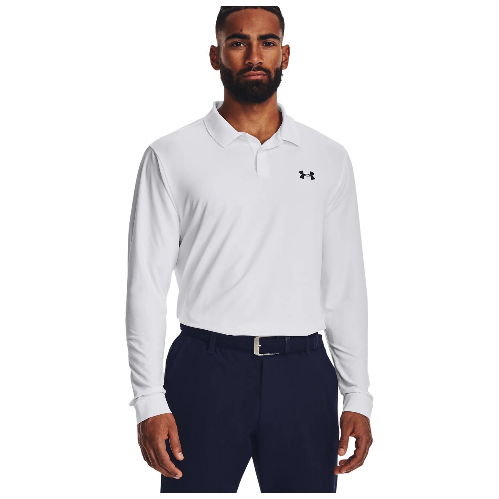 Under Armour Mens Match Play Long Sleeve Polo Shirt