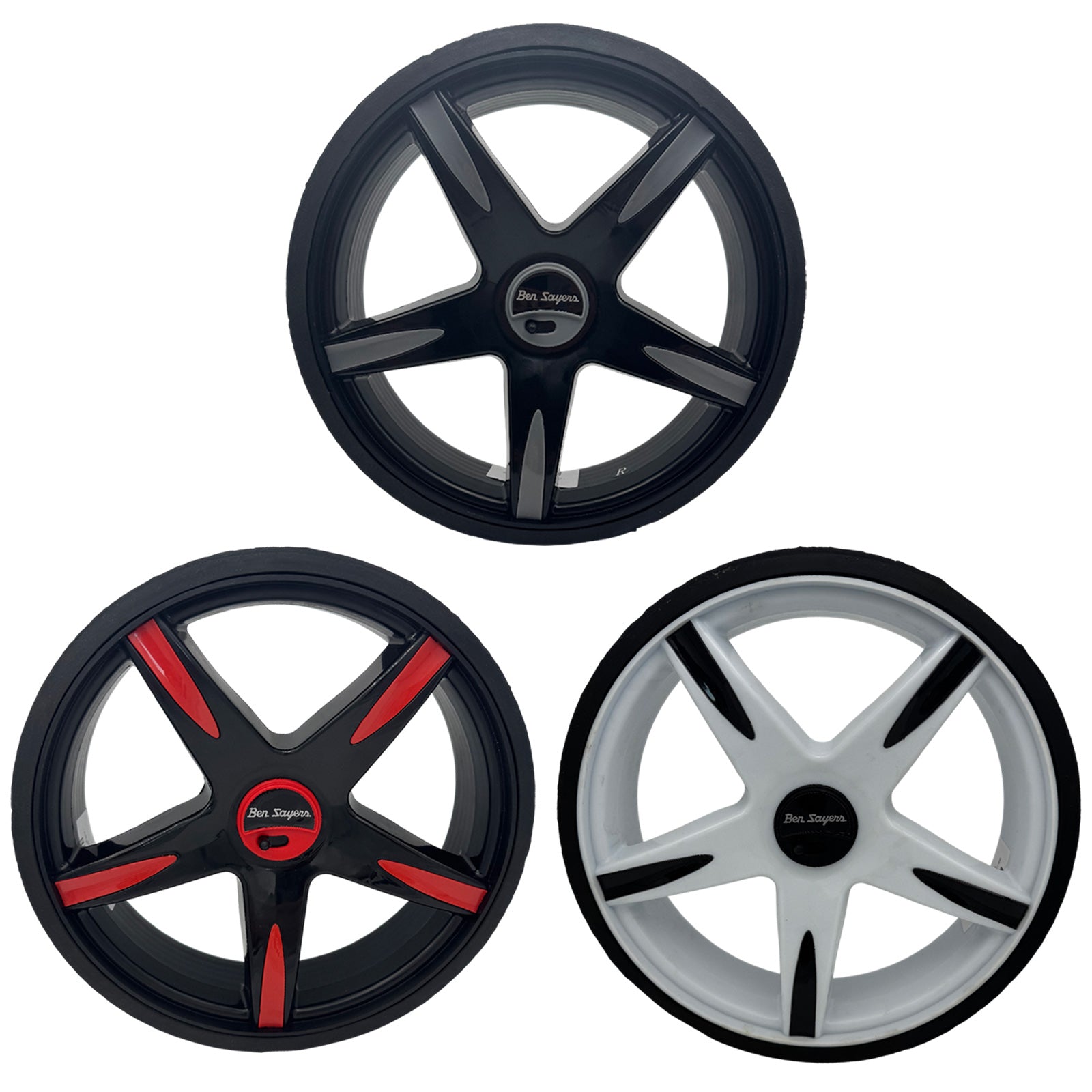Ben Sayers Electric Golf Trolley Rear Wheel