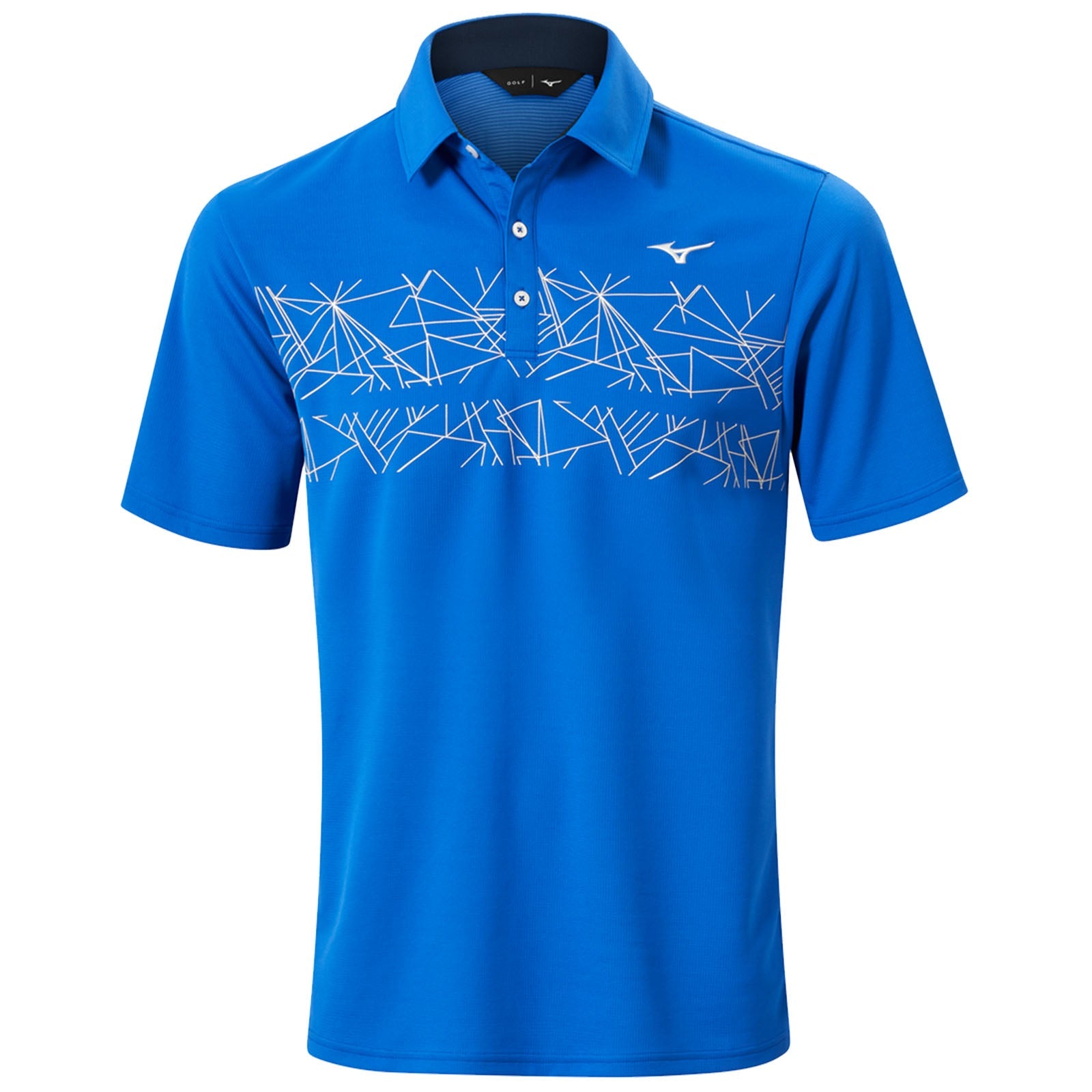 Mizuno Mens Breath Thermo Graphic Polo Shirt