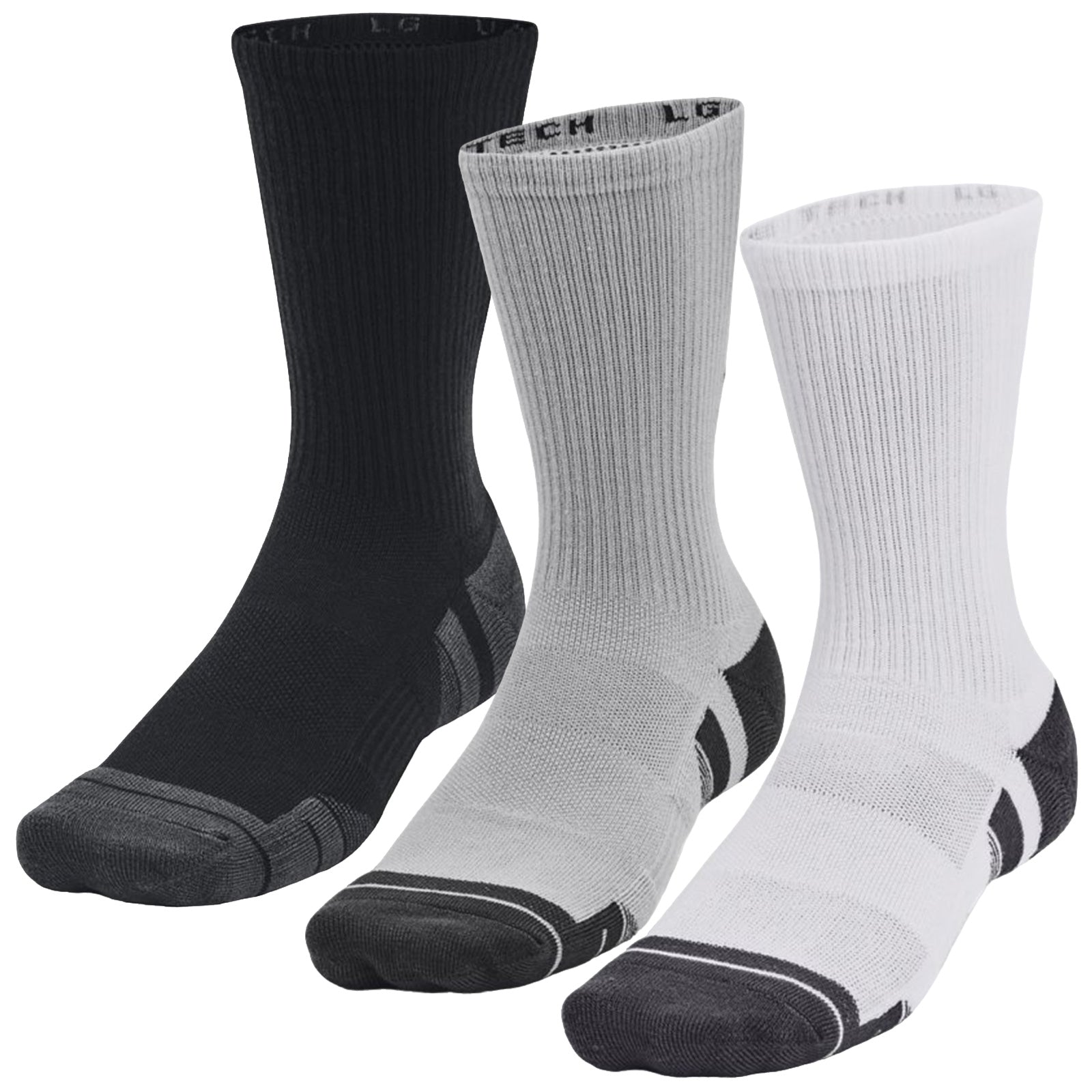 Under Armour Performance Tech Crew Socks (3 Pairs)