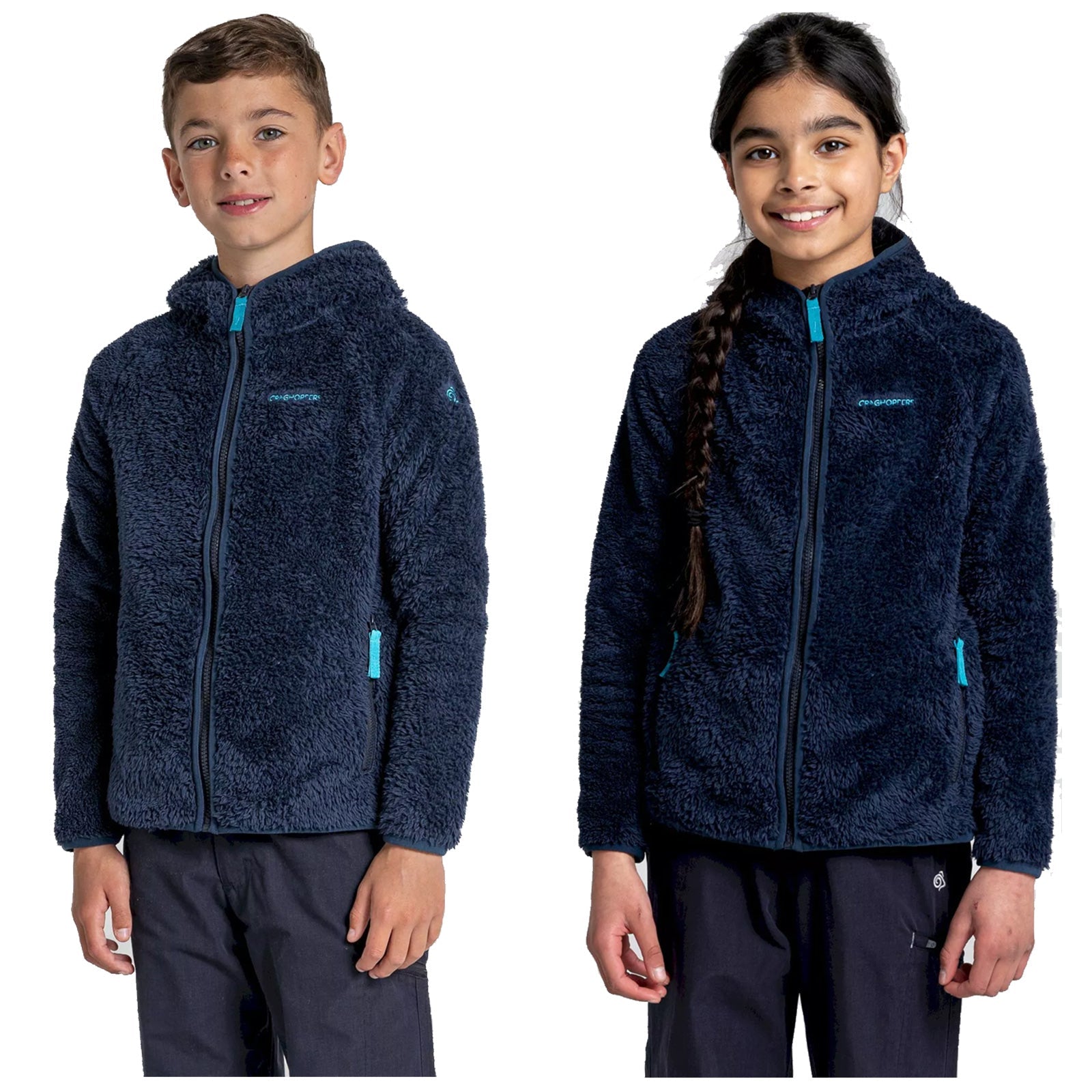 Craghoppers Junior Kaito Hooded Fleece Jacket