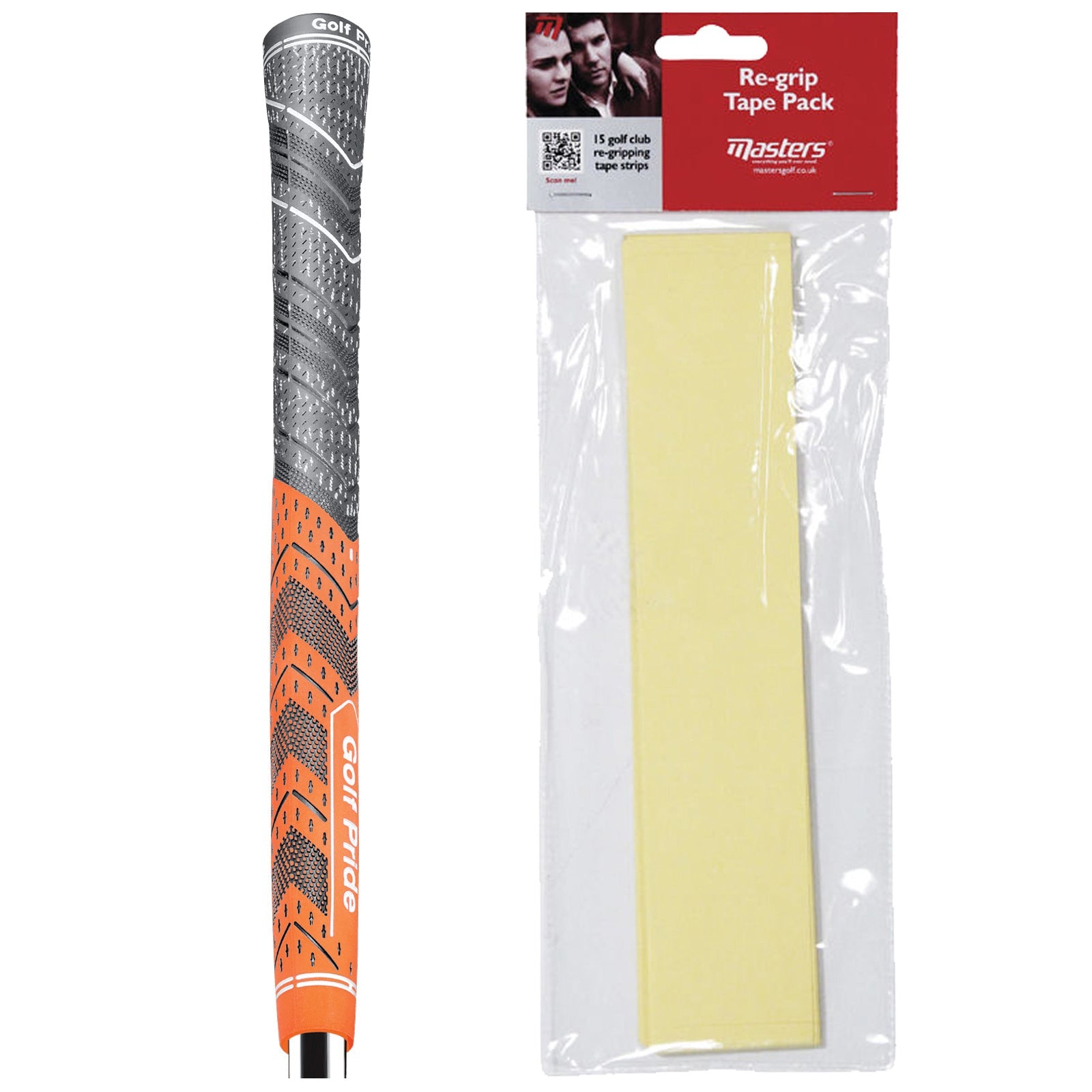 Golf Pride Multi Compound Cord Plus4 Club Grips Orange
