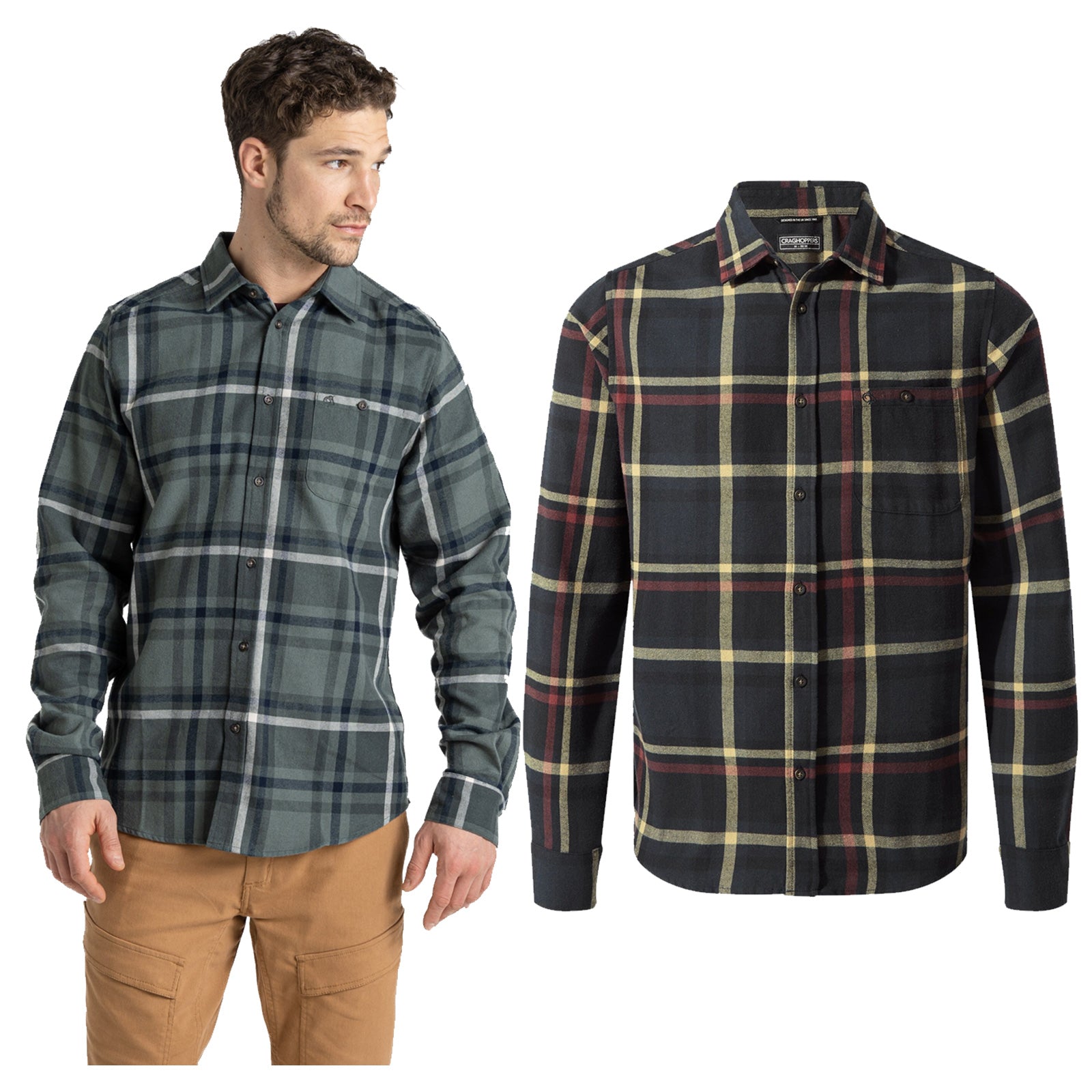 Craghoppers Mens Wald Check Shirt Small