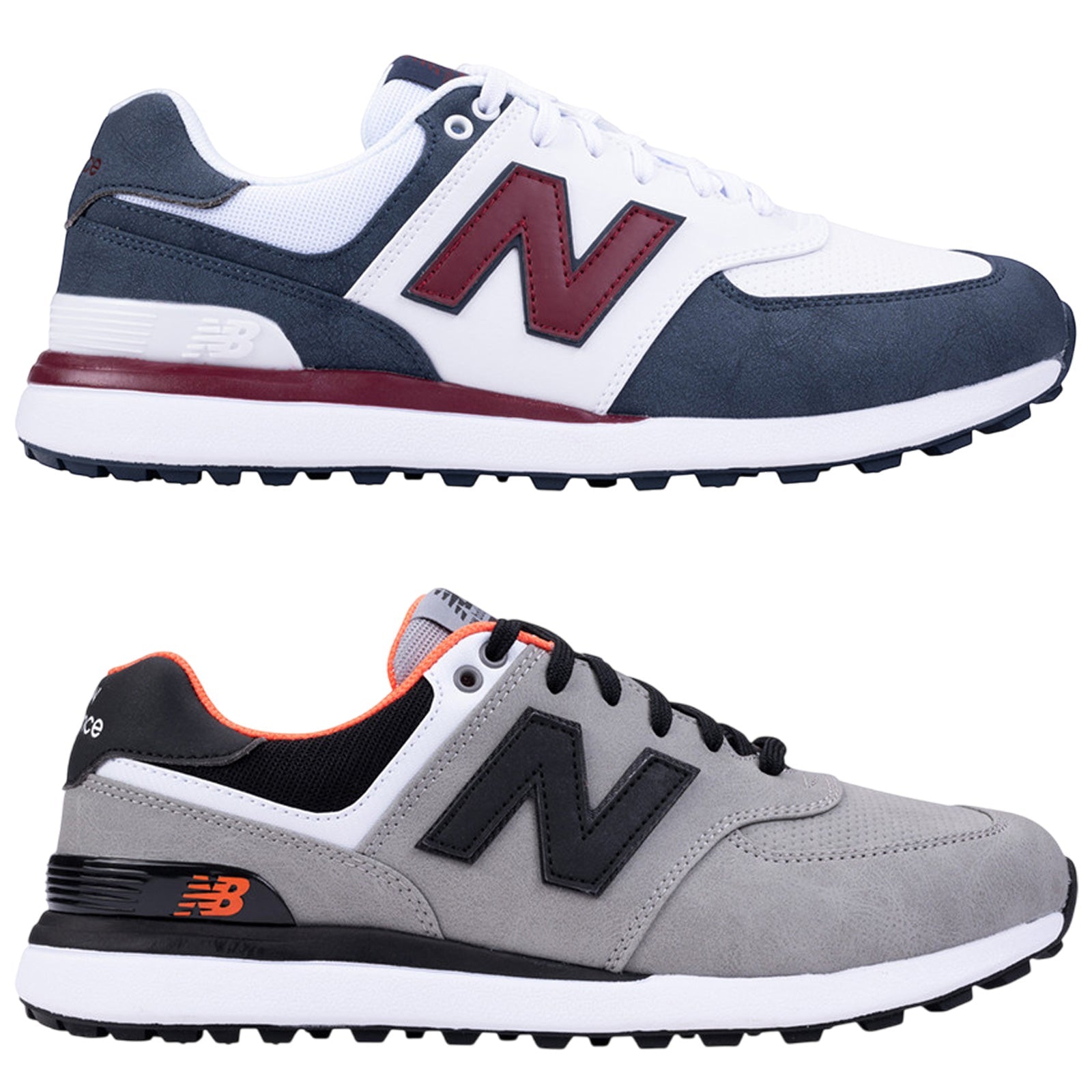 New Balance Mens 574 Greens V2 Waterproof Golf Shoes